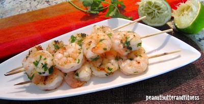 Cilantro Lime Shrimp Kebobs