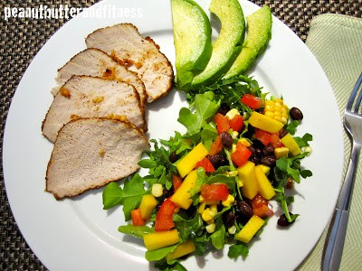 Island Pork Tenderloin with Arugula Salad