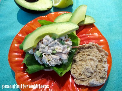 Healthy Tuna Salad on English Muffin