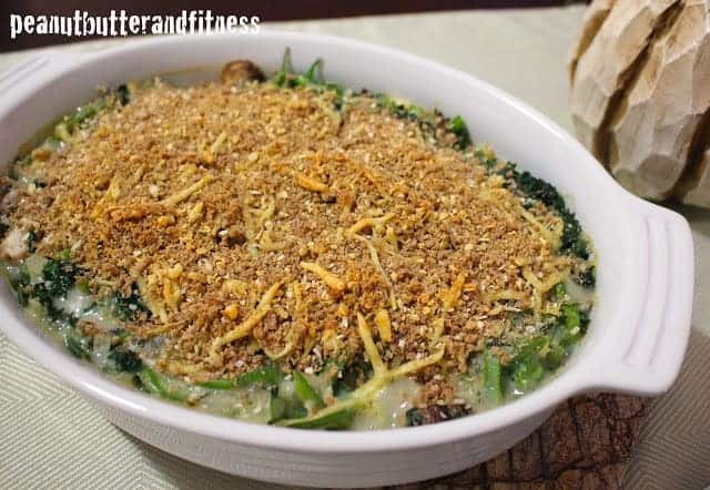 Clean Green Bean and Kale Casserole