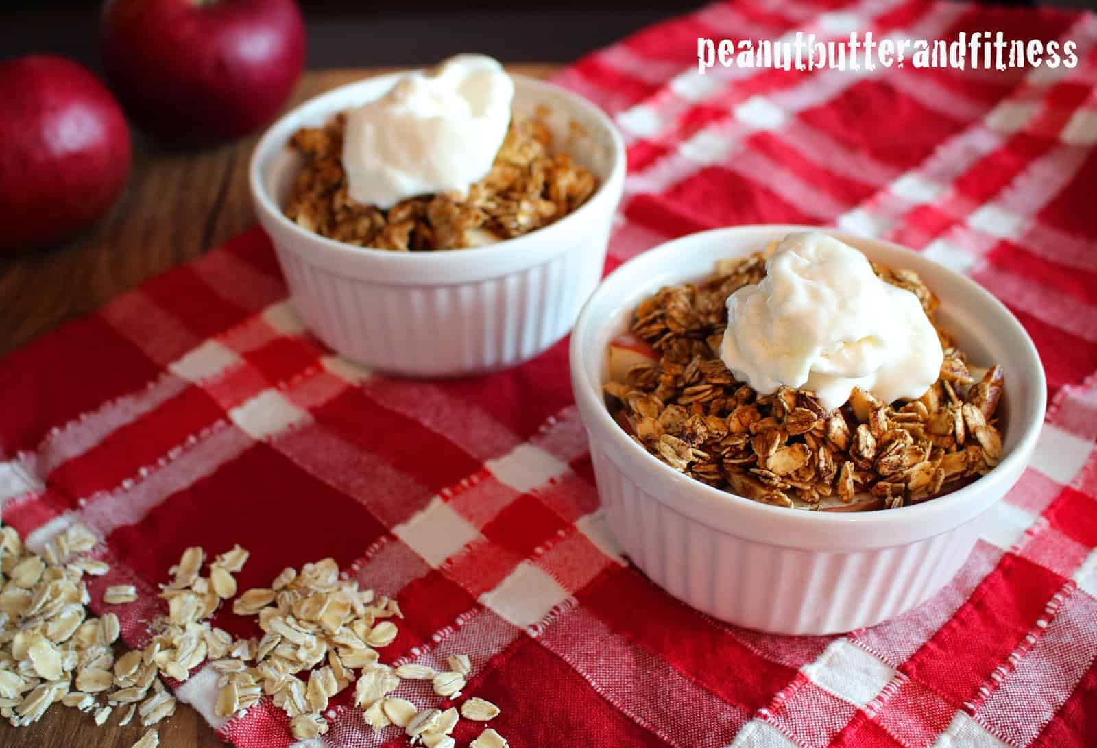 Skinny Apple Crisp “a la Mode”