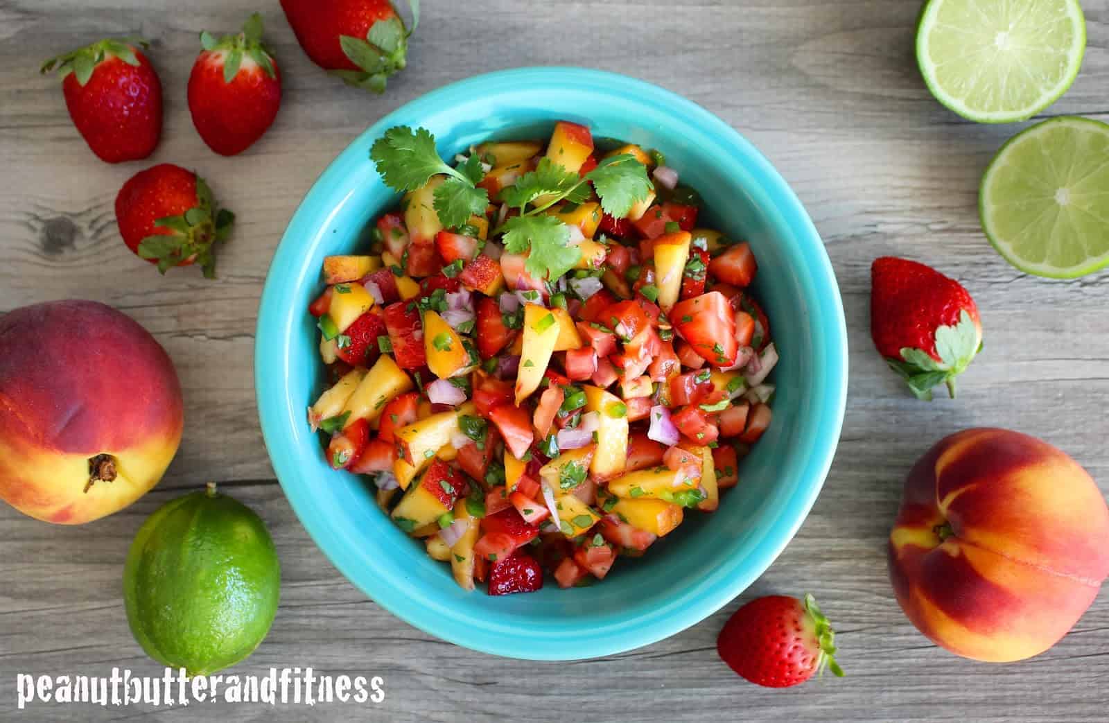 Strawberry Peach Salsa