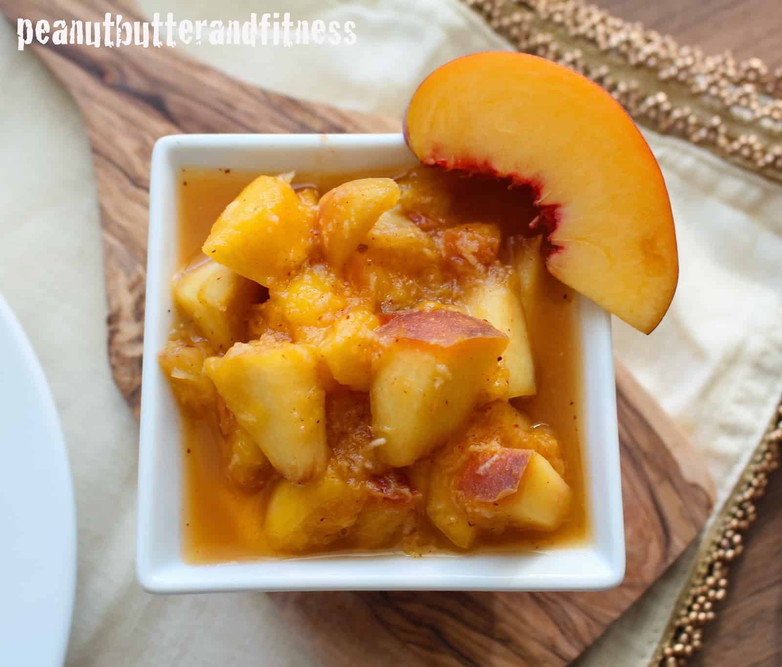 Peach Mango Ginger Chutney