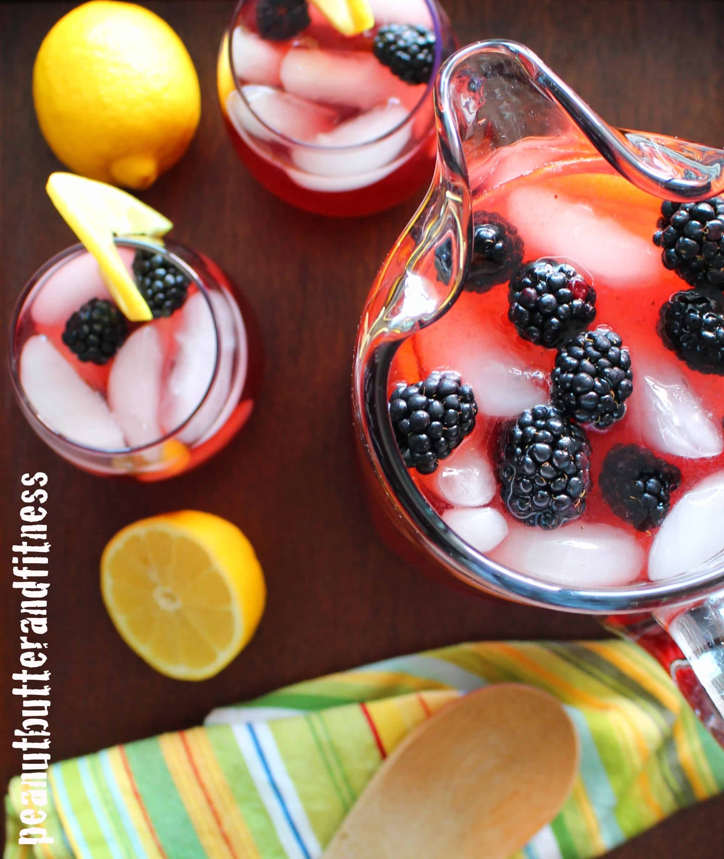 Sparkling Blackberry Lemon Green Tea