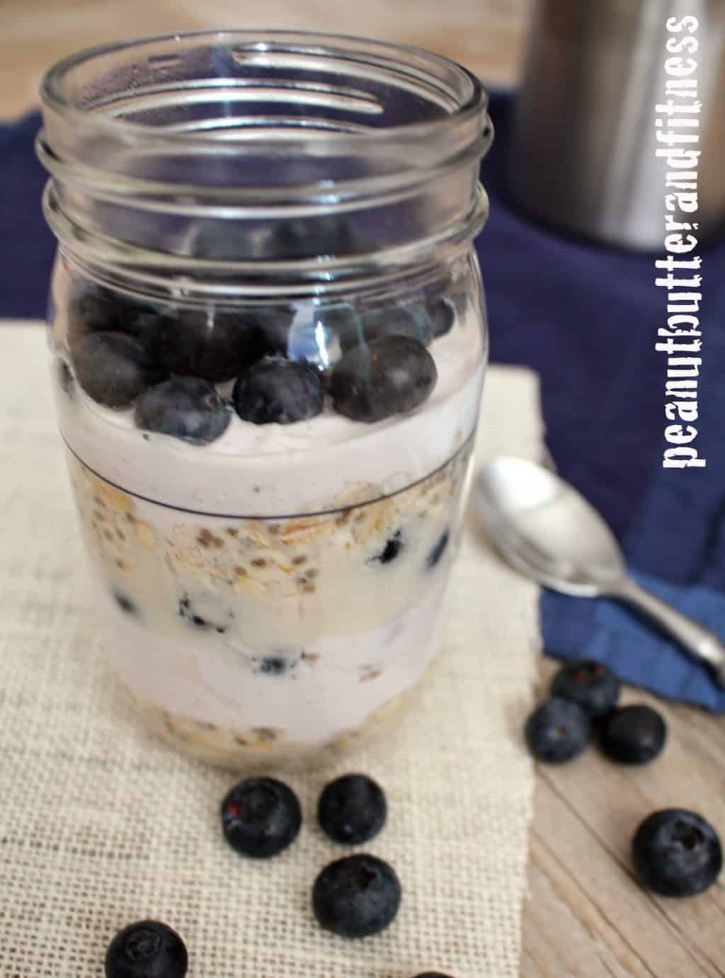 Stir until creamy, then serve topped with blueberries. Blueberry Cheesecake Overnight Oats - Peanut Butter and ...