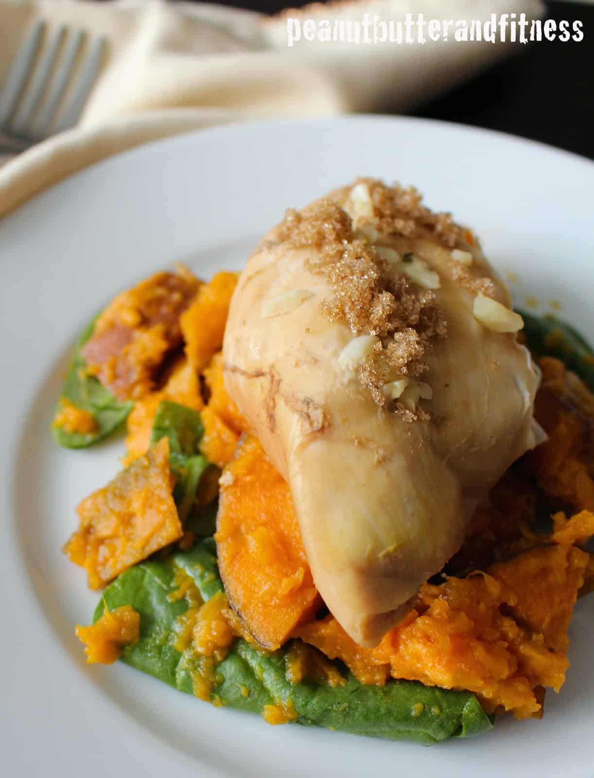 Slow Cooker Chicken and Sweet Potato Mash