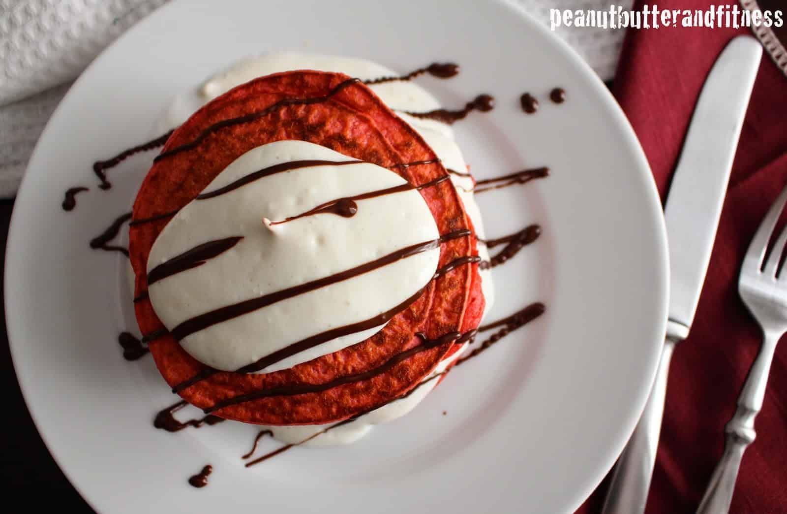 Red Velvet Protein Pancakes