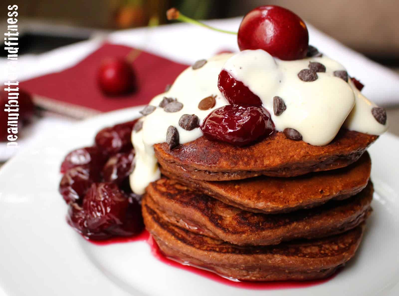 Black Forest Protein Pancakes