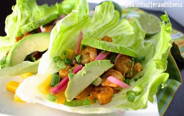 Spicy Shrimp Lettuce Wraps