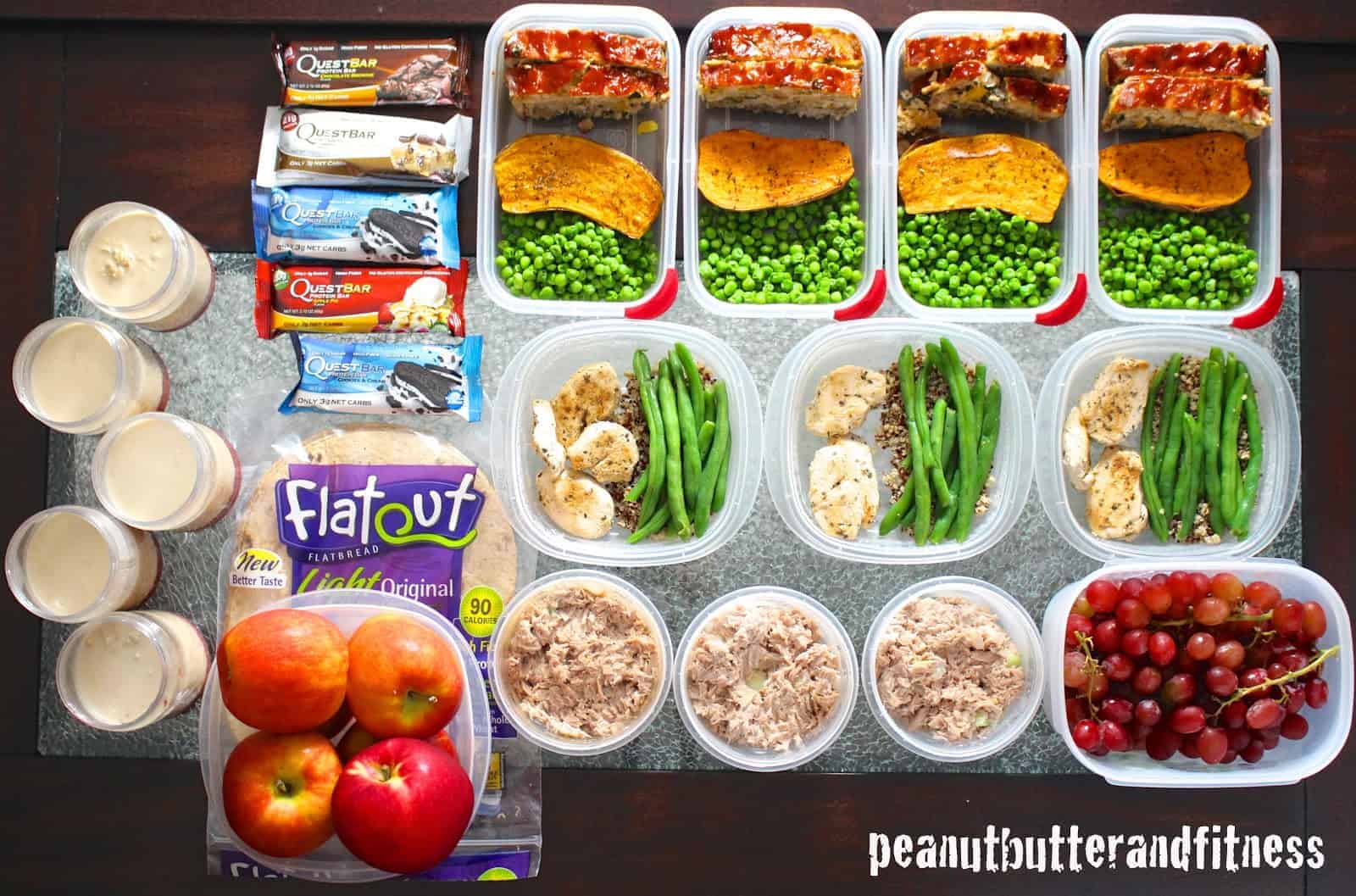  Meal  Prep from last week Peanut Butter and Fitness 