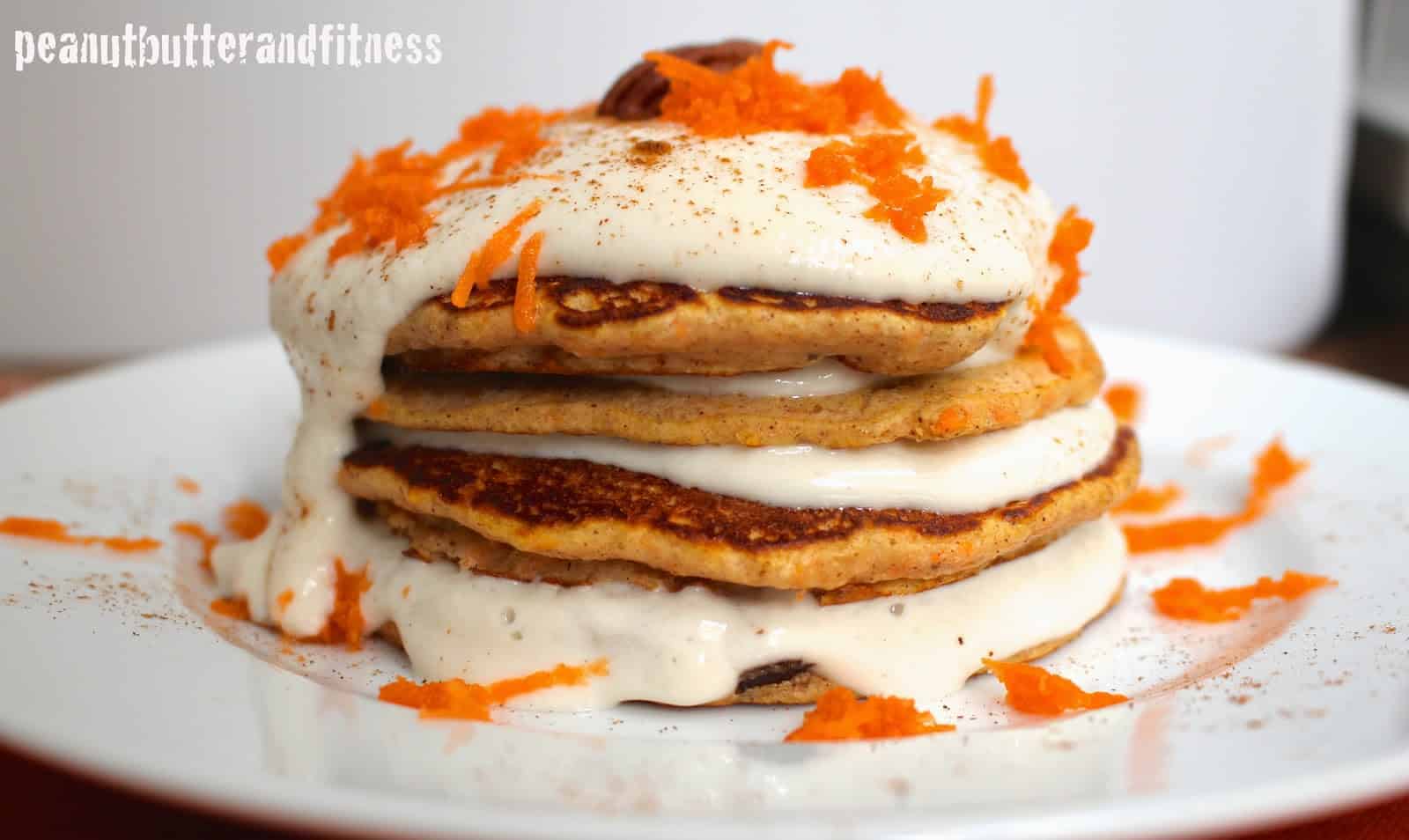 Carrot Cake Protein Pancakes