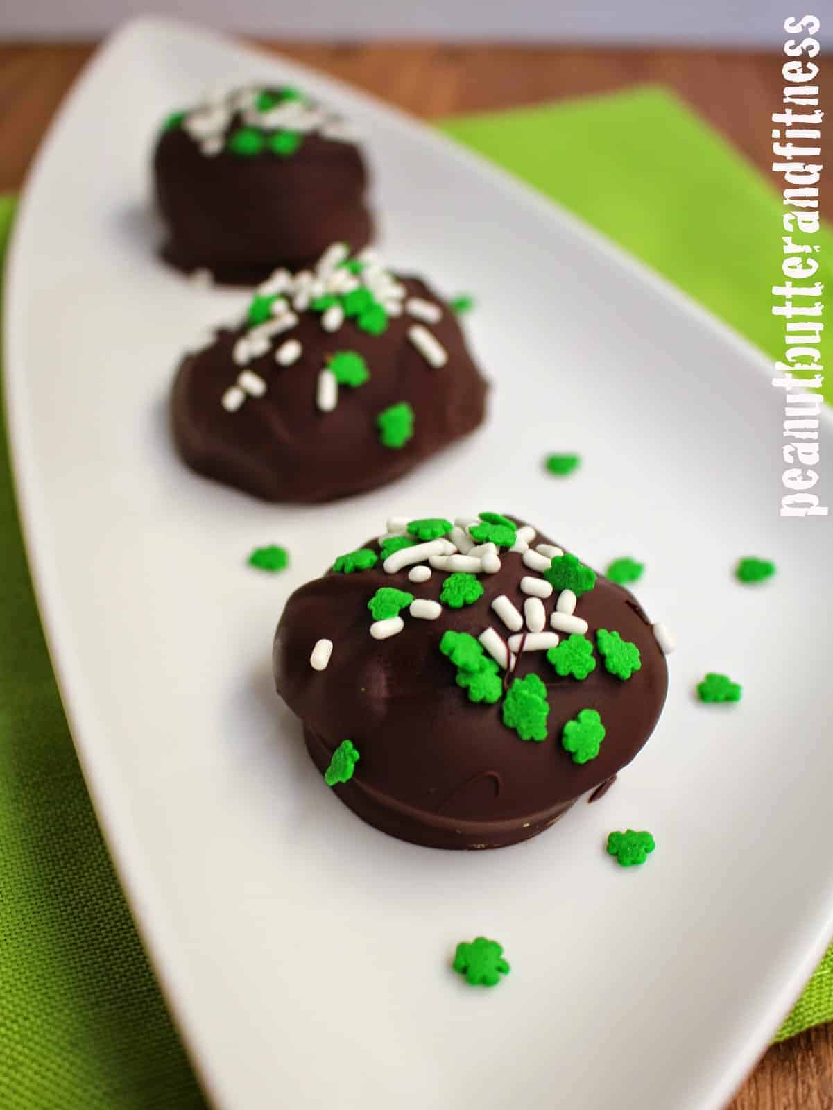 Mint Chocolate Chip Protein Truffles