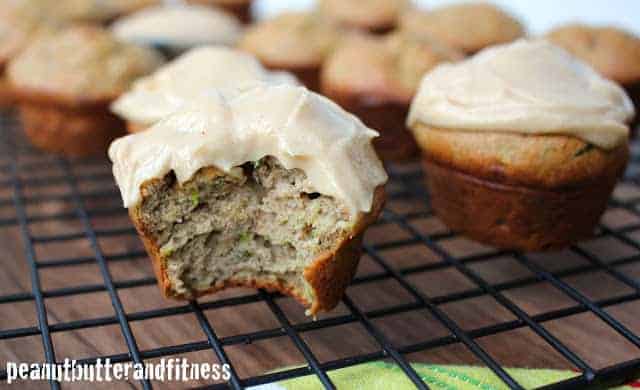 Peanut Butter Zucchini Protein Muffins