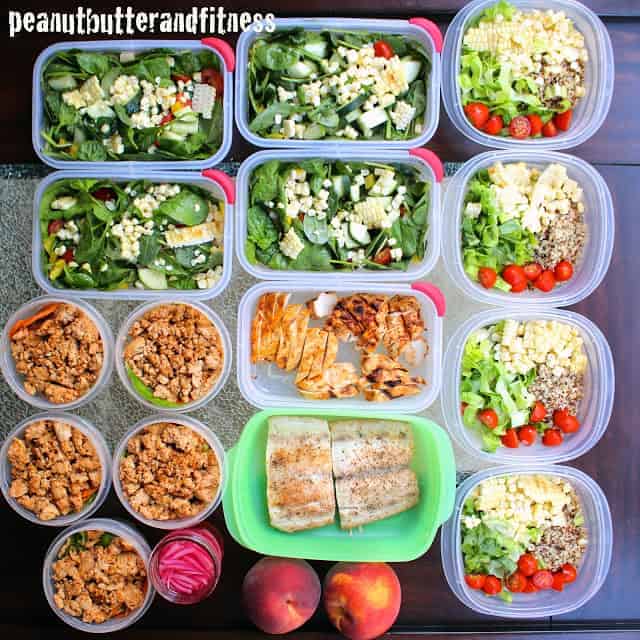 Meal Prep Ideas - Week of September 7th - Peanut Butter and Fitness