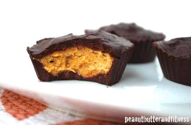 Protein Pumpkin Cheesecake Chocolate Cups