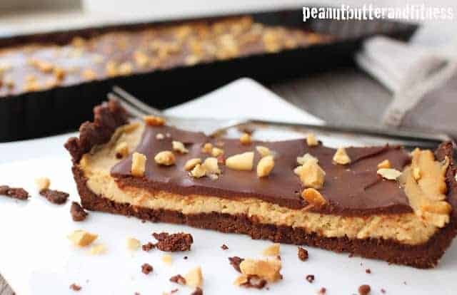 No-Bake Peanut Butter Protein Tart