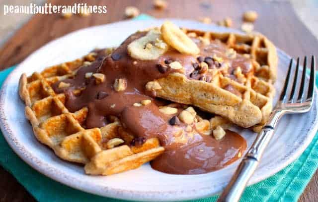 Not So Chunky Monkey Protein Waffles