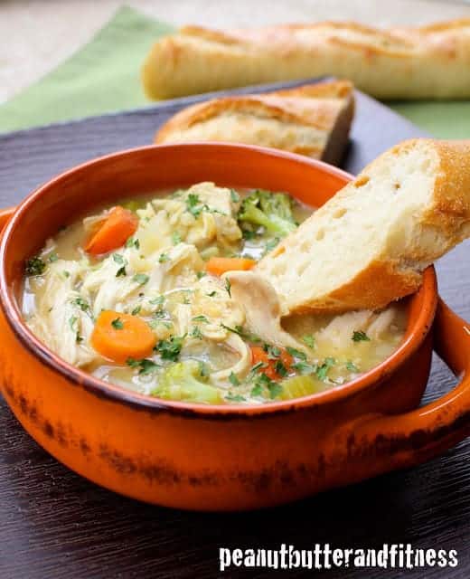 Chicken, Broccoli & Wild Rice Soup