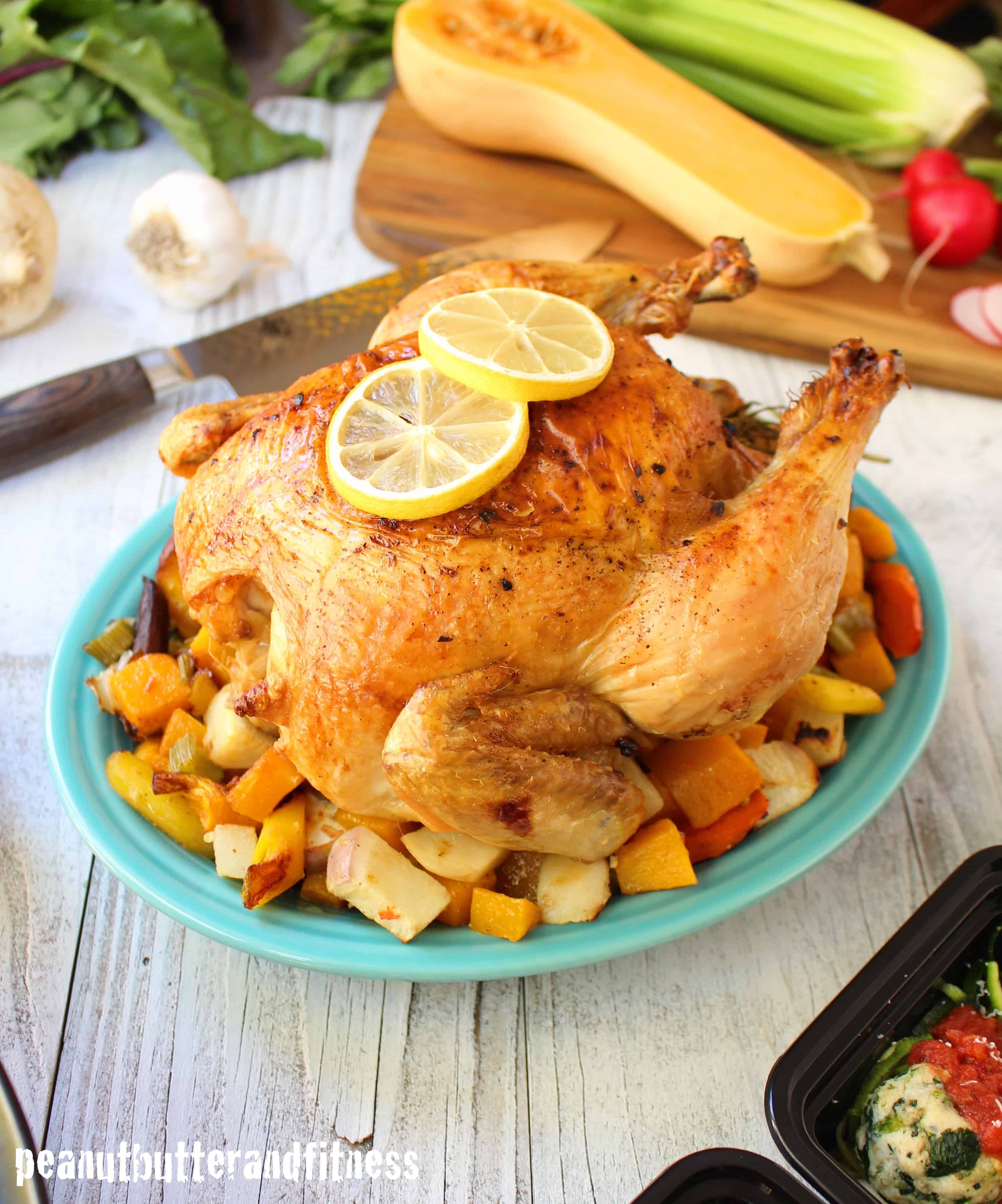 One Pan Roasted Chicken and Vegetables