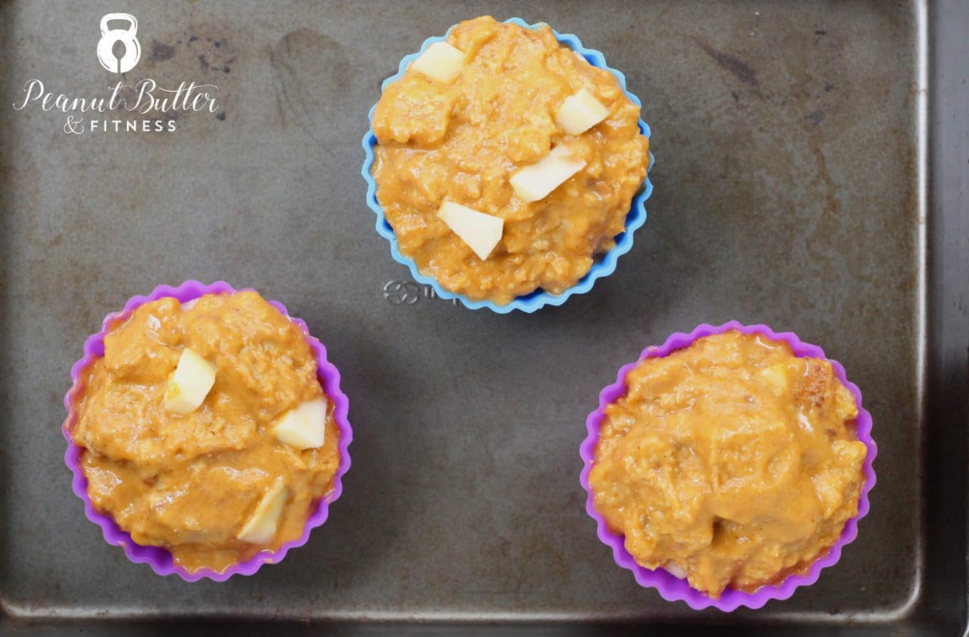 Pumpkin Apple Protein French Toast Cups Peanut Butter and Fitness
