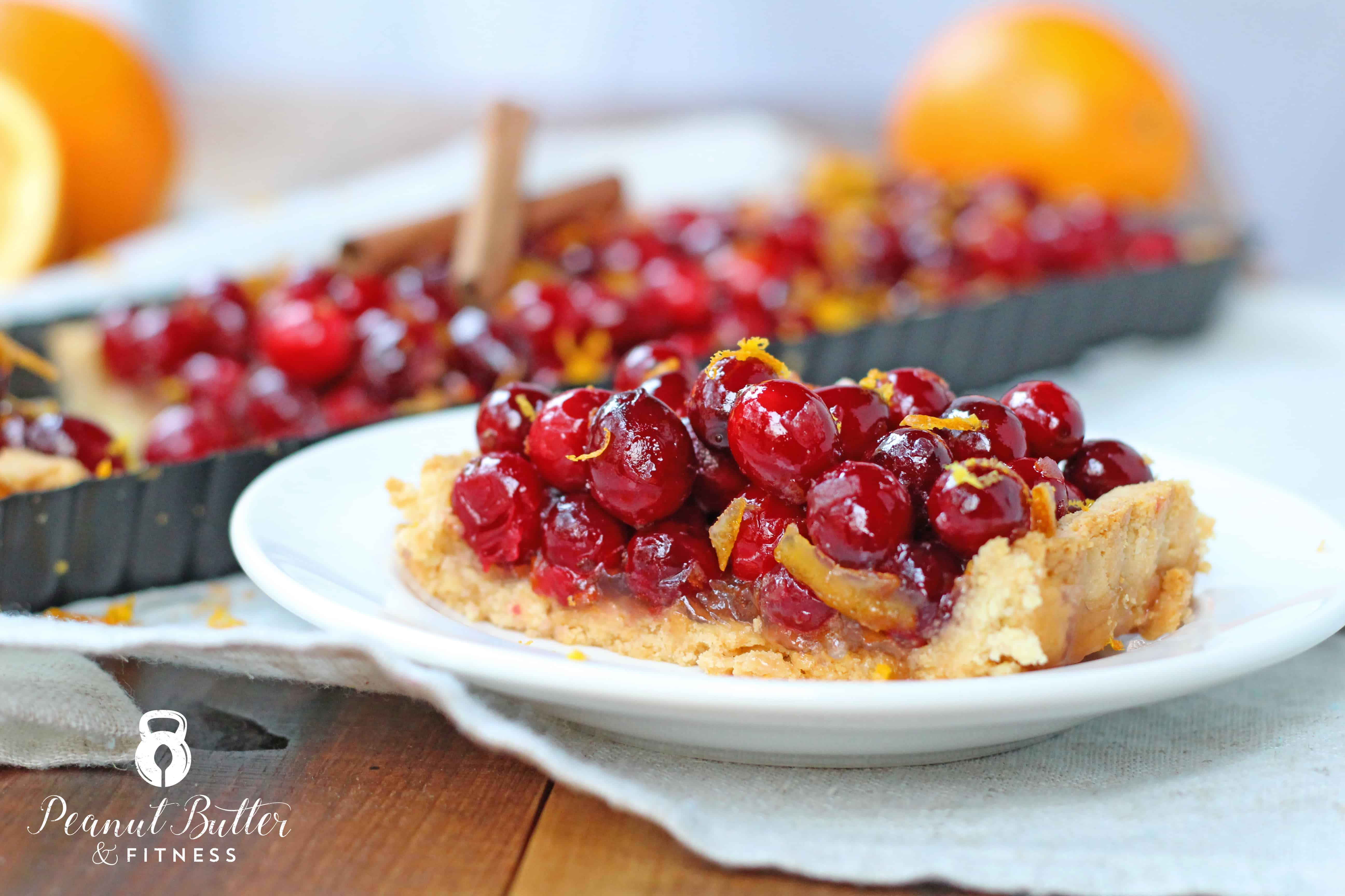 Gluten Free Cranberry Orange Tart