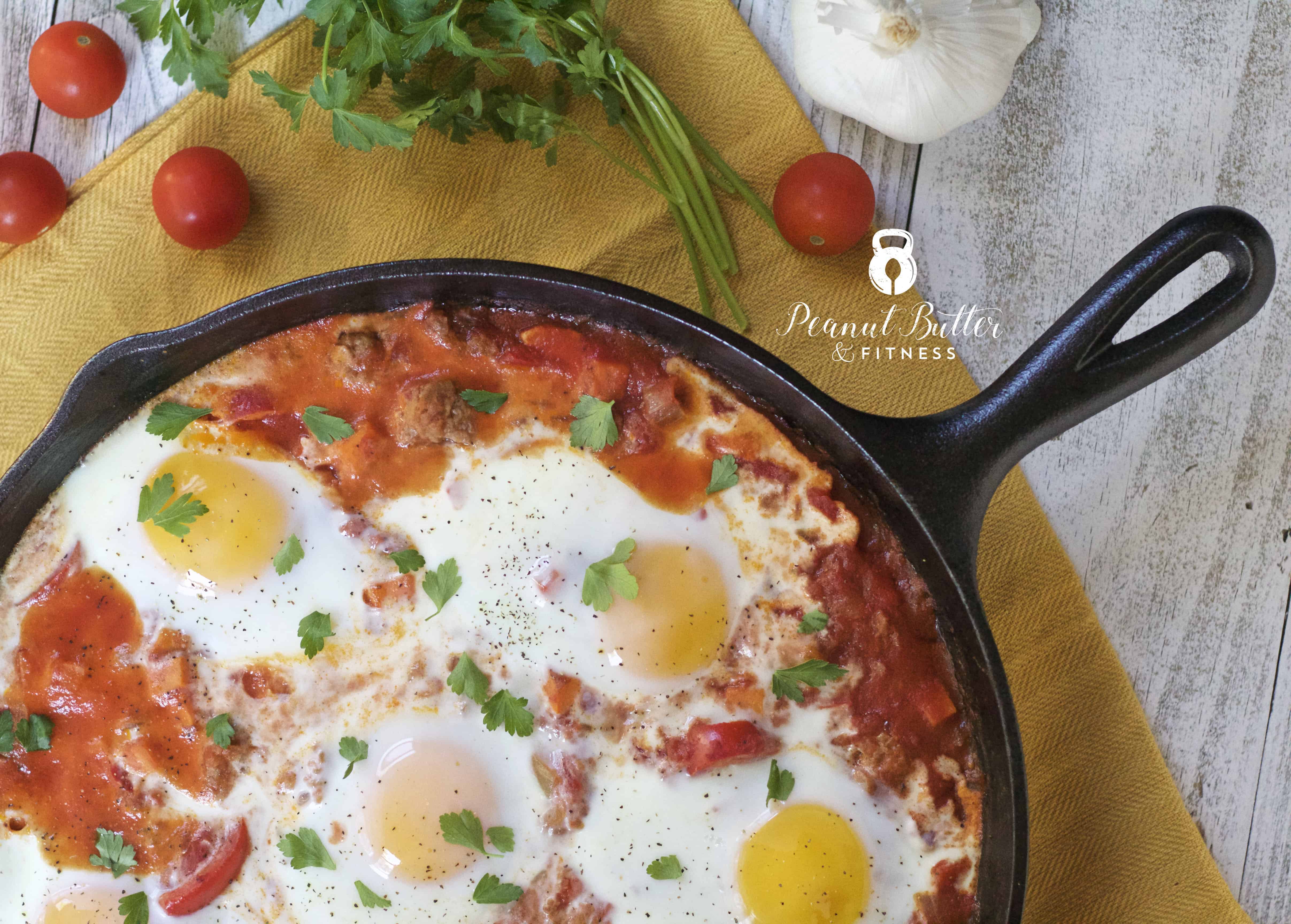 Hearty Sausage and Sweet Potato Shakshuka