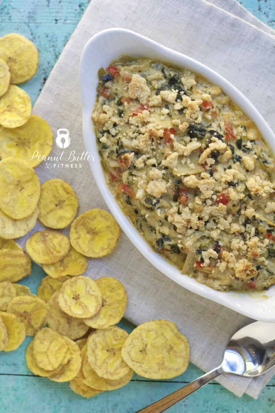 Paleo Spinach and Artichoke Crab Dip