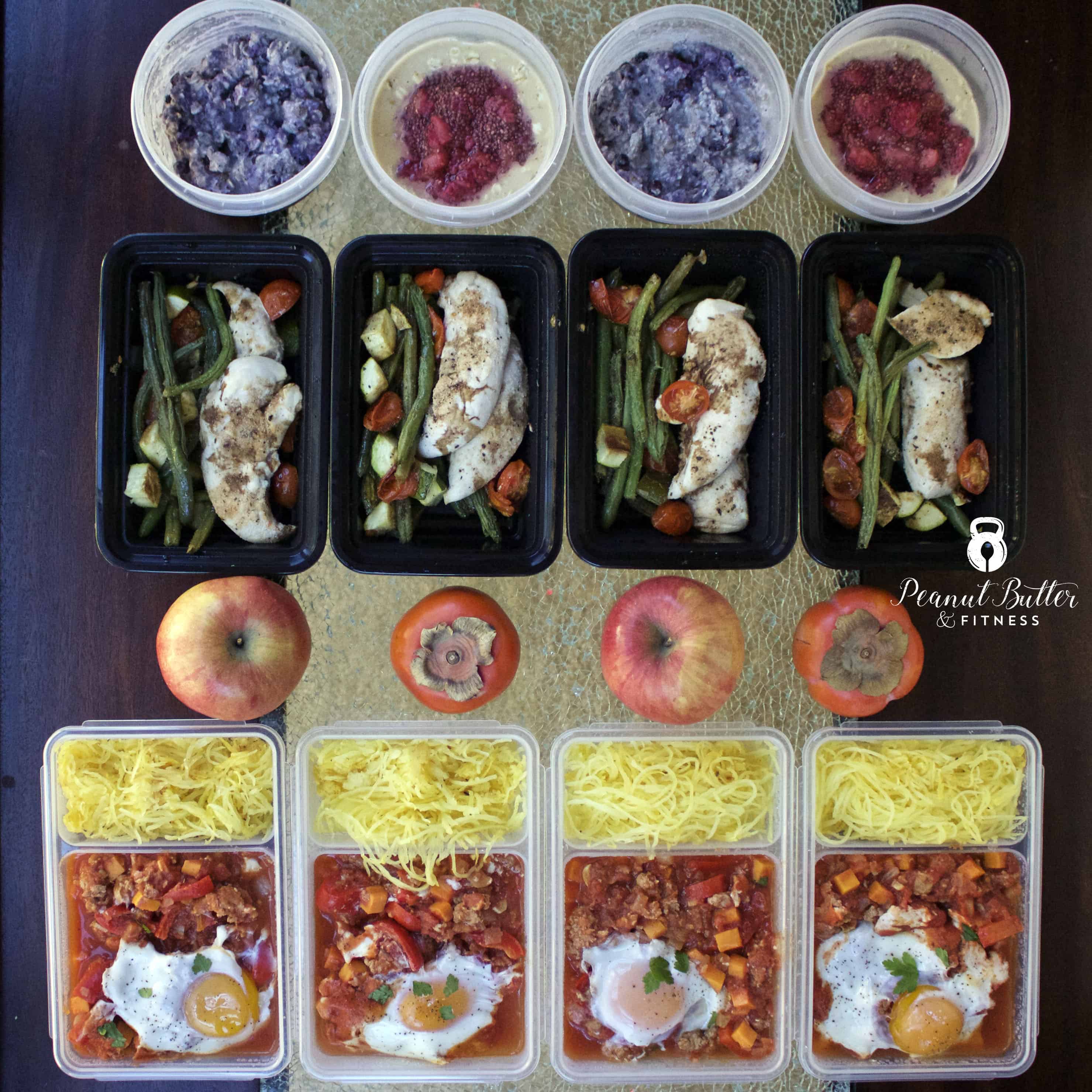 Meal Prep – Week of December 18th, 2016