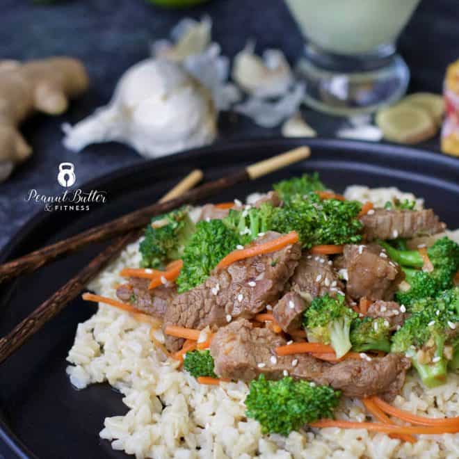 Beef and Broccoli Stir Fry - Peanut Butter and Fitness
