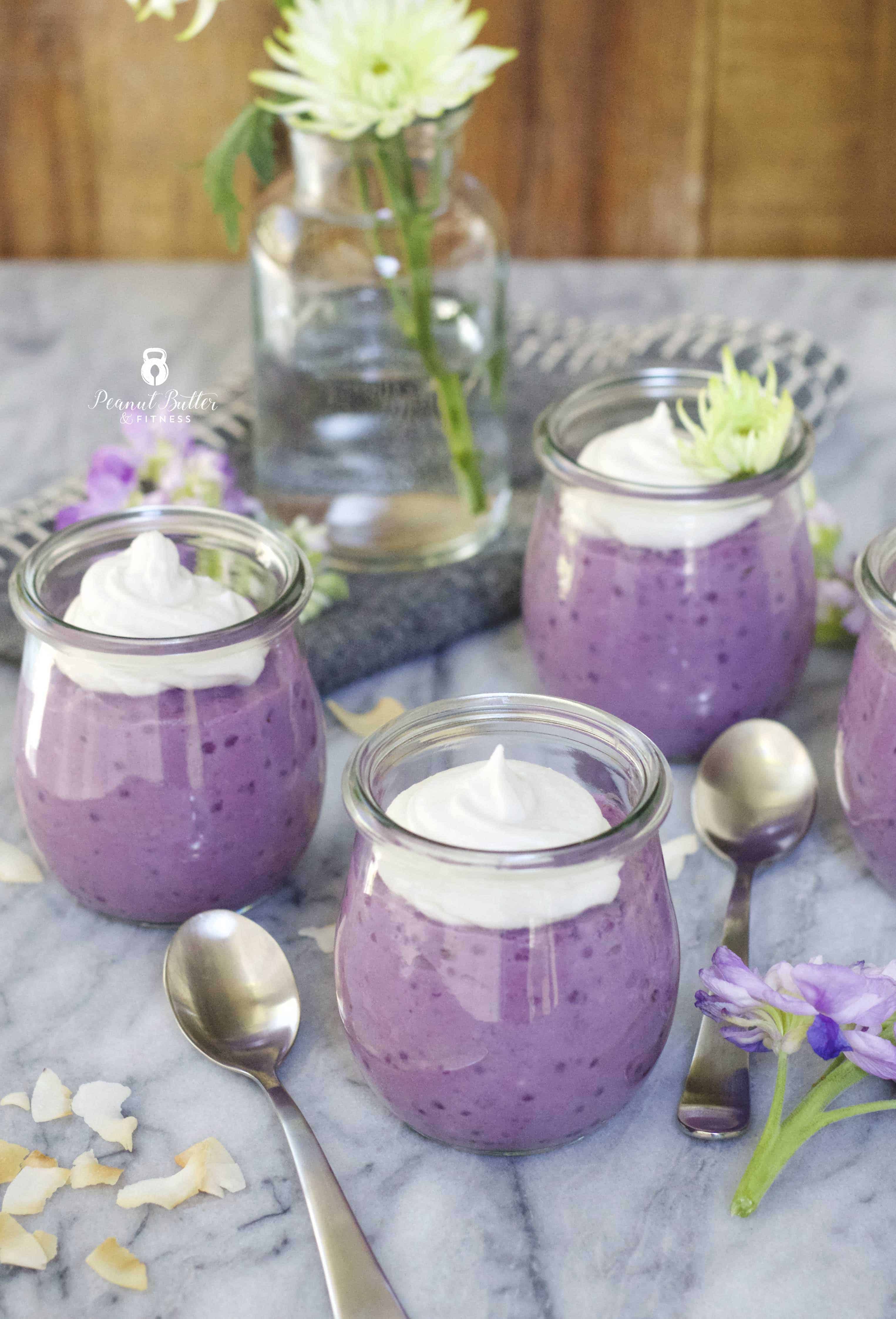 Paleo Purple Sweet Potato Tapioca Pudding