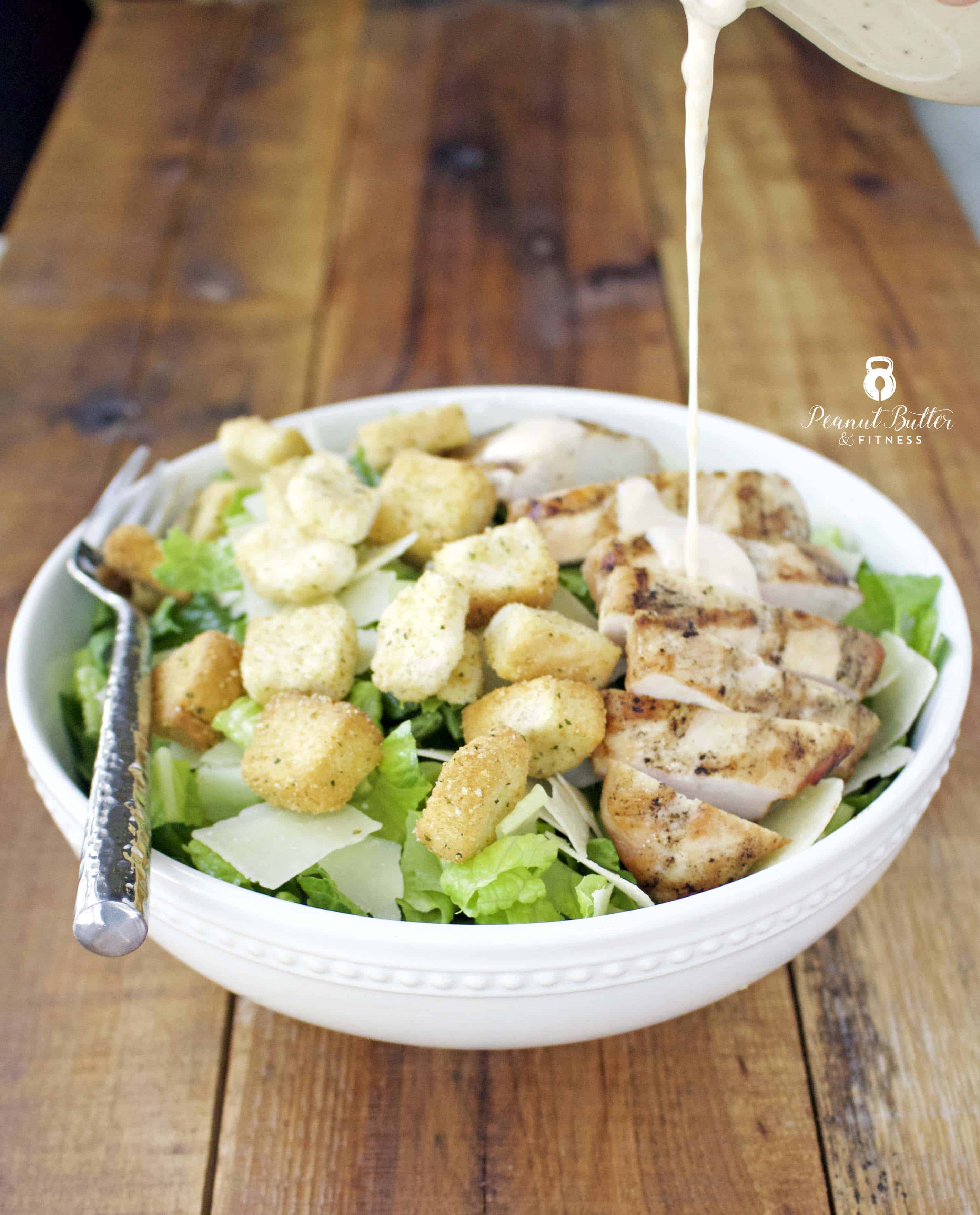 Salad Meal Prep: Caesar with Chicken Meatballs - Meg's Everyday