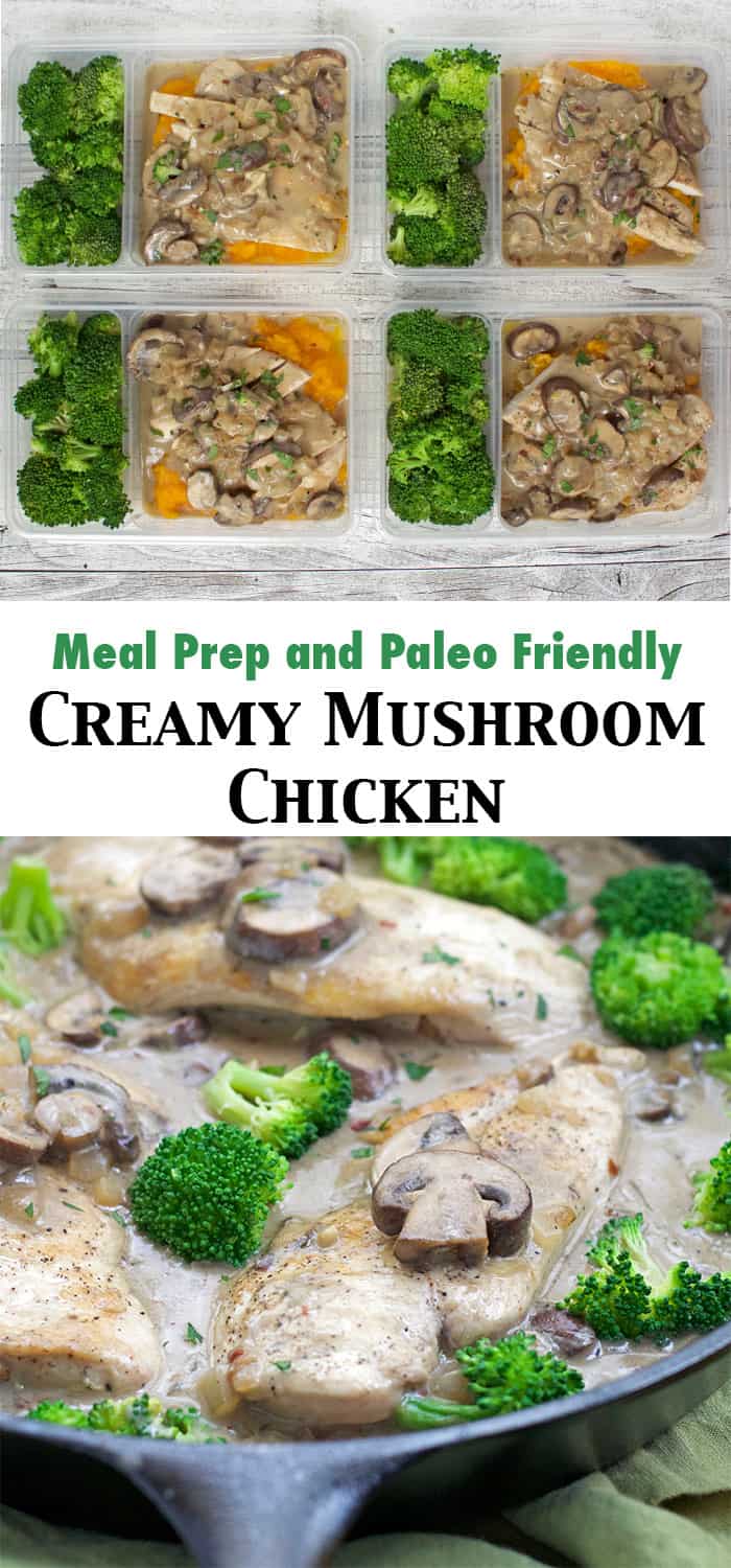 creamy mushroom chix pinterest