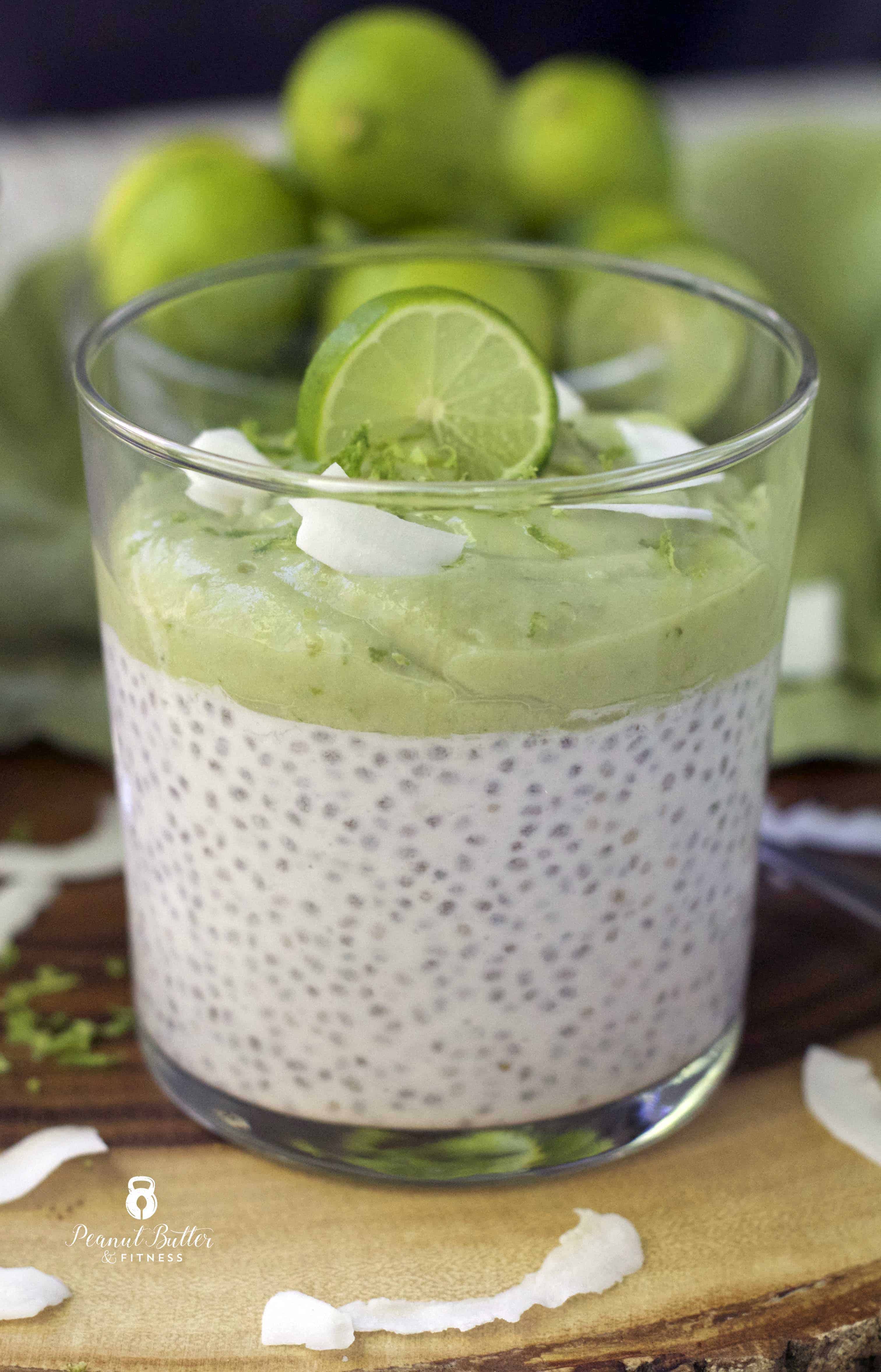 Coconut Key Lime Chia Pudding