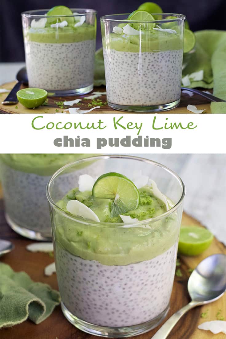 key lime chia pudding