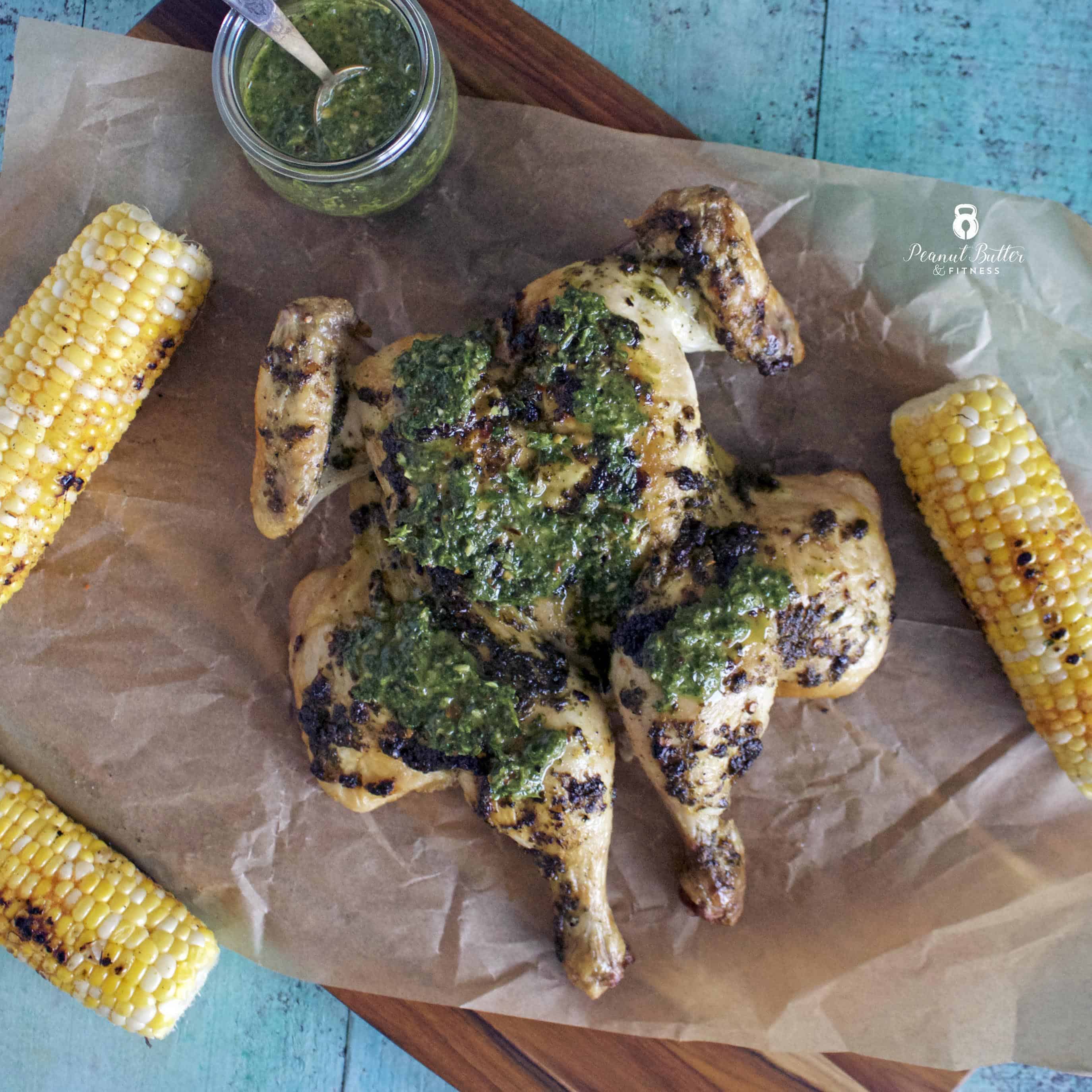 Chimichurri Spatchcock Chicken