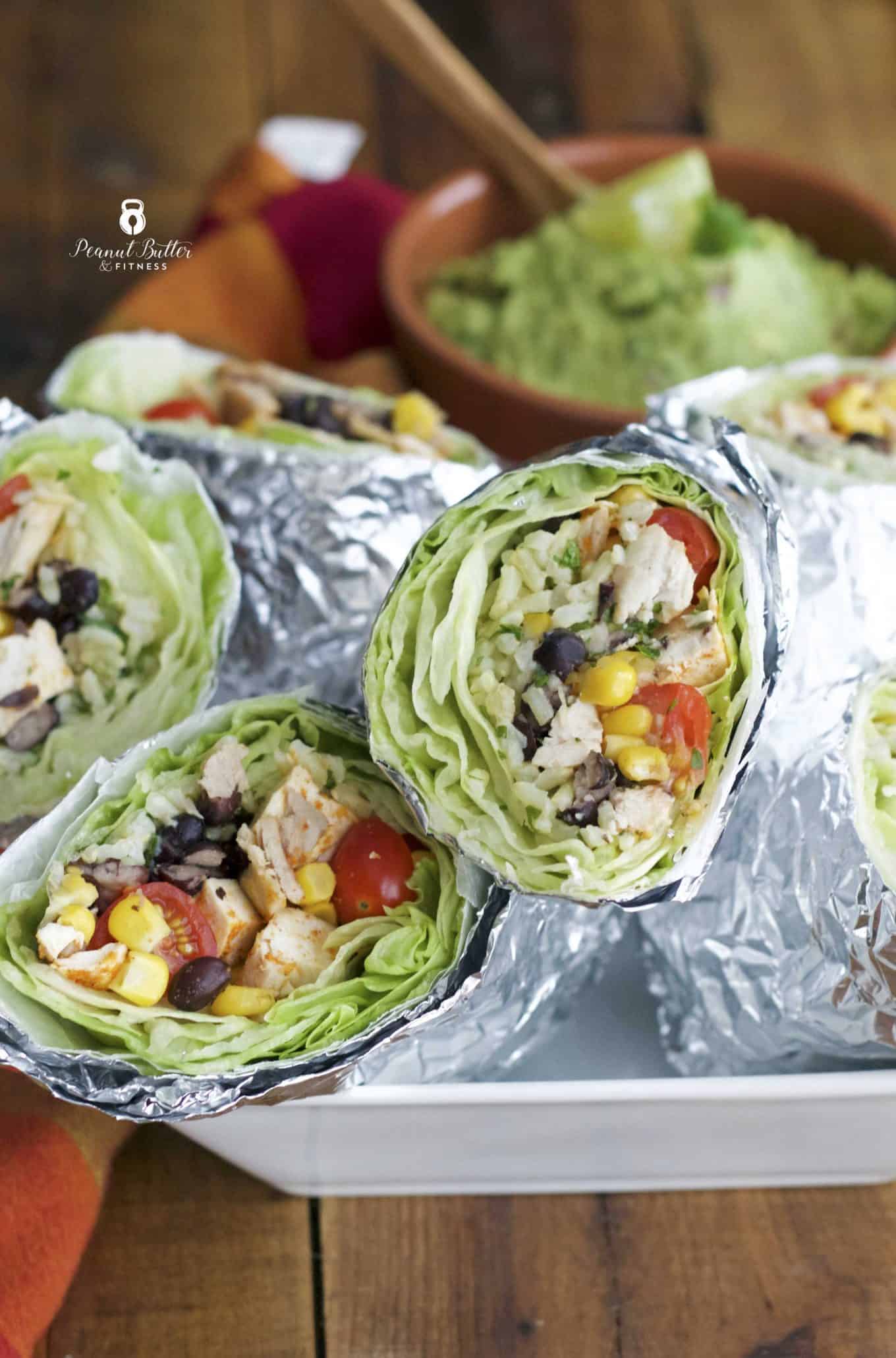 Southwest Chicken Lettuce Wraps Peanut Butter and Fitness