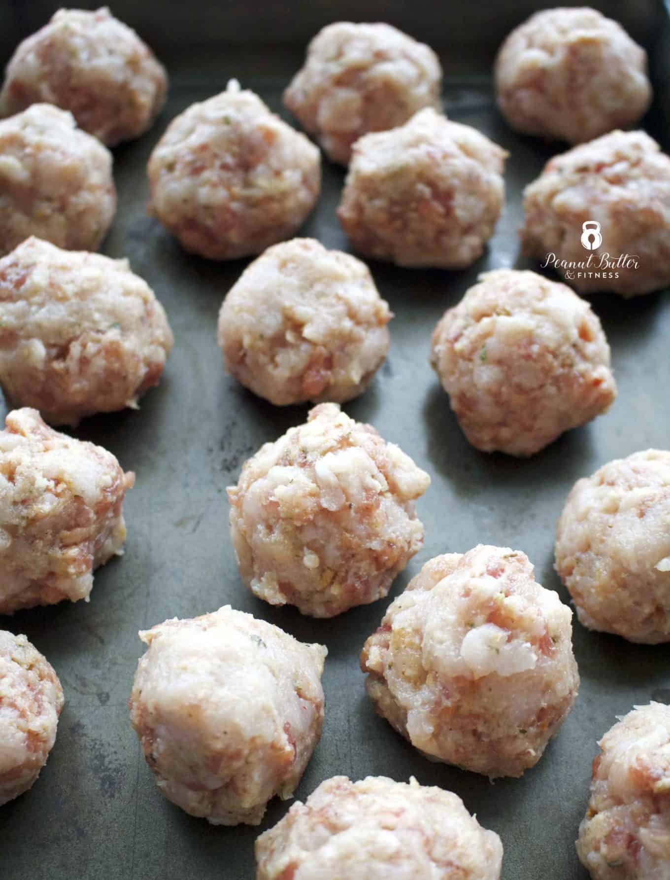 Italian Turkey and Sausage Meatballs Peanut Butter and Fitness