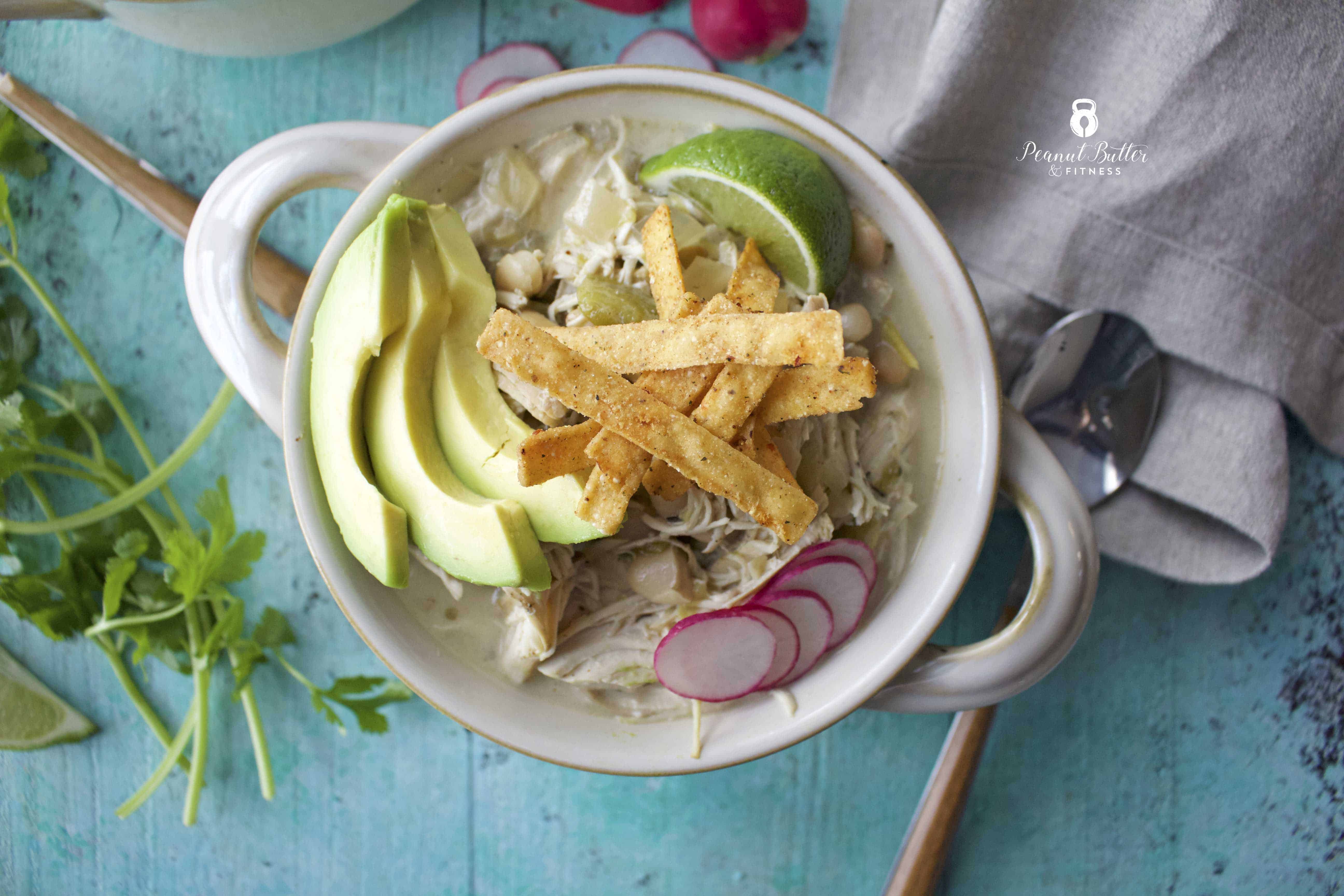 Slow Cooker White Chicken Chili