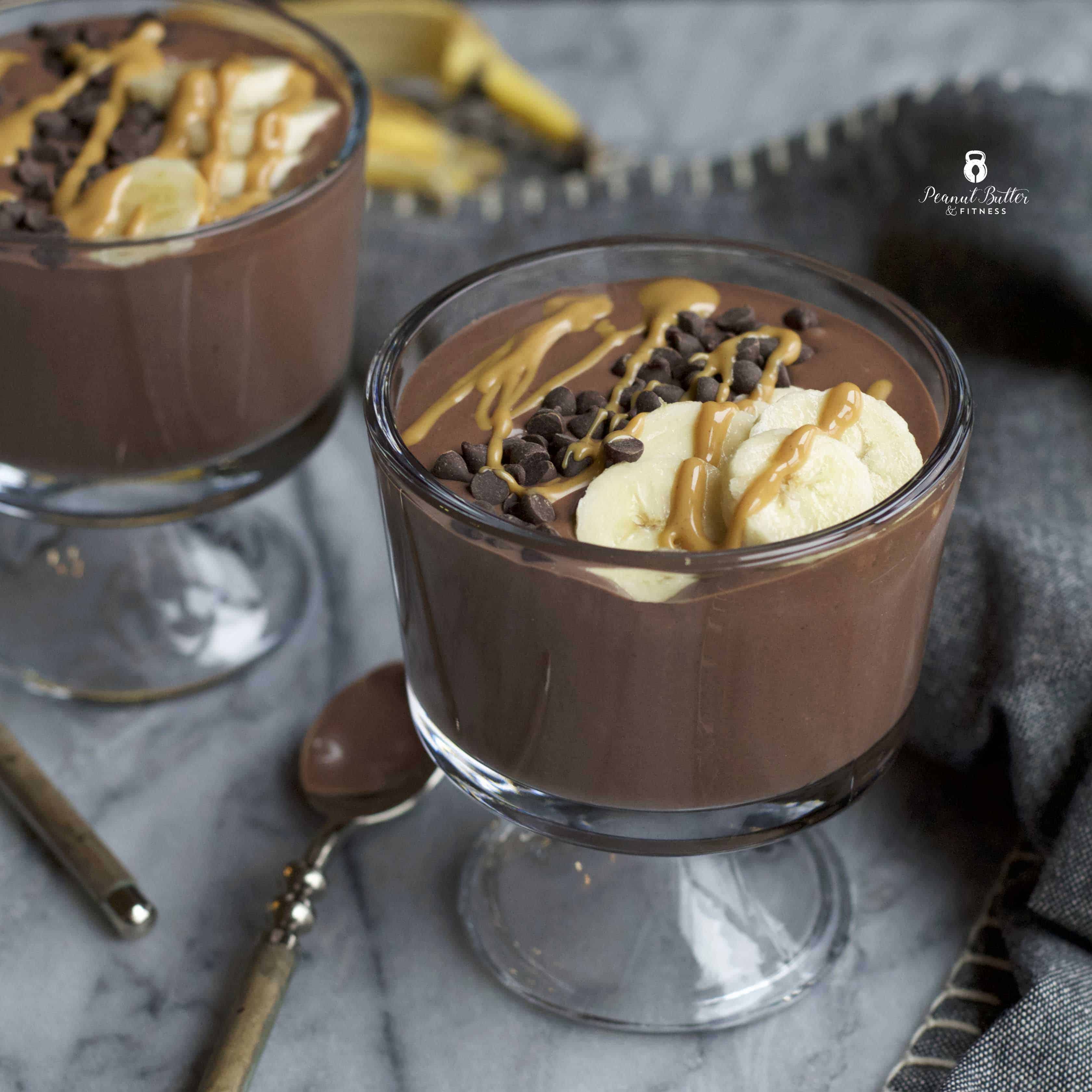 Vegan Chocolate Peanut Butter Pudding