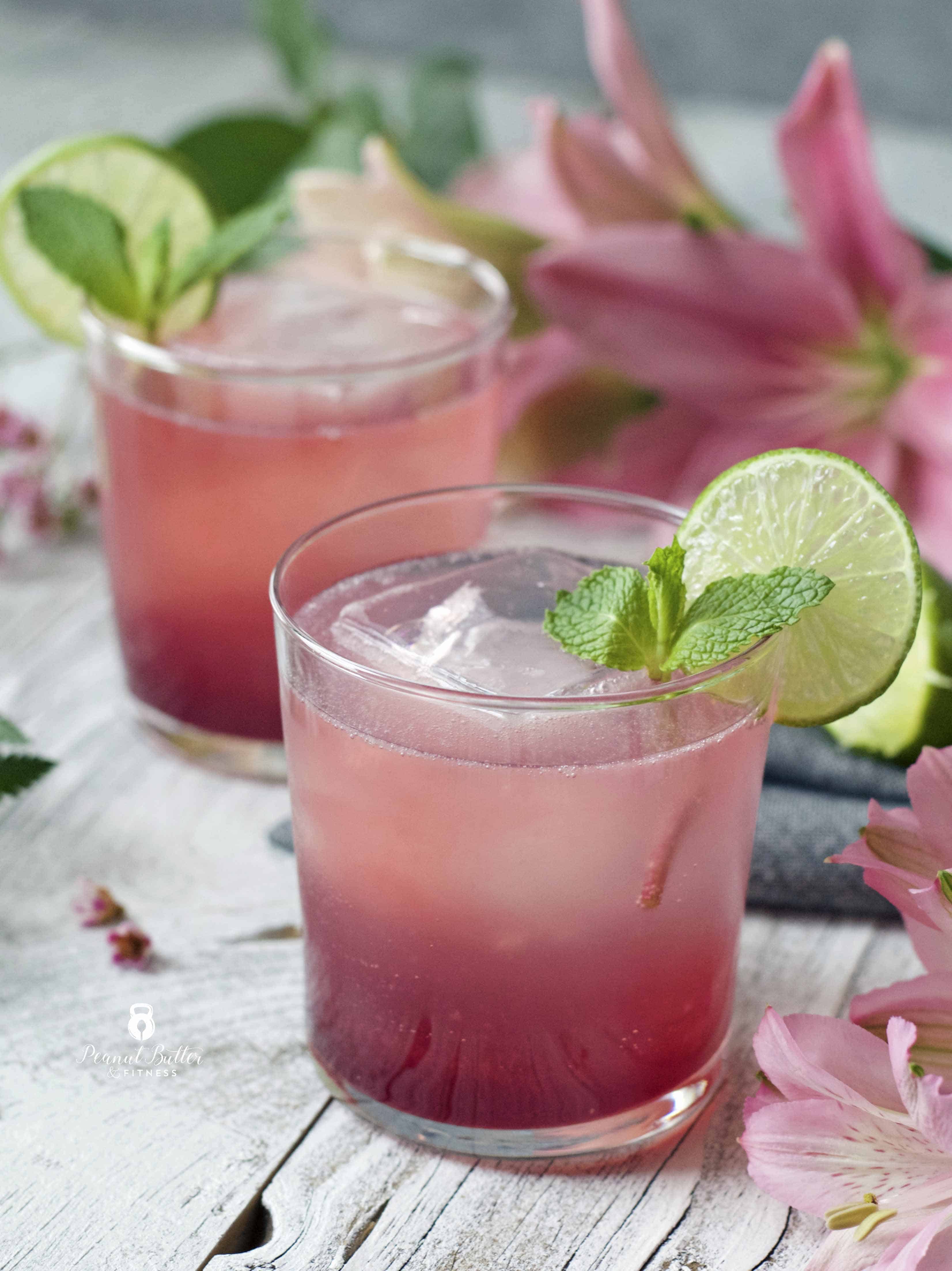 Pomegranate Gin Fizz