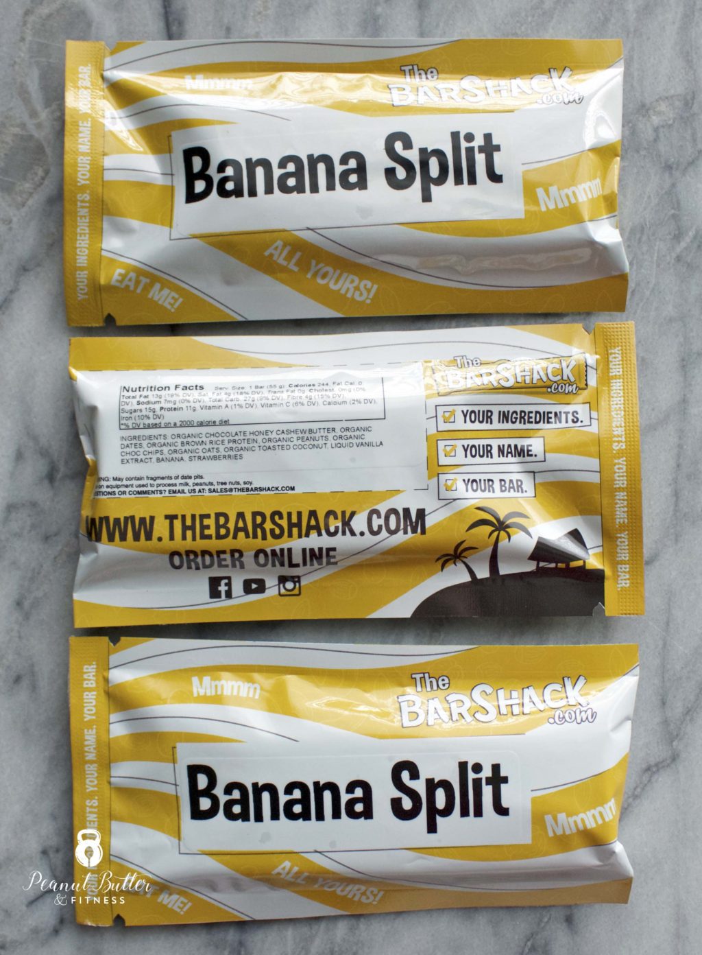 Product Review The Bar Shack Custom Protein Bars Peanut Butter and