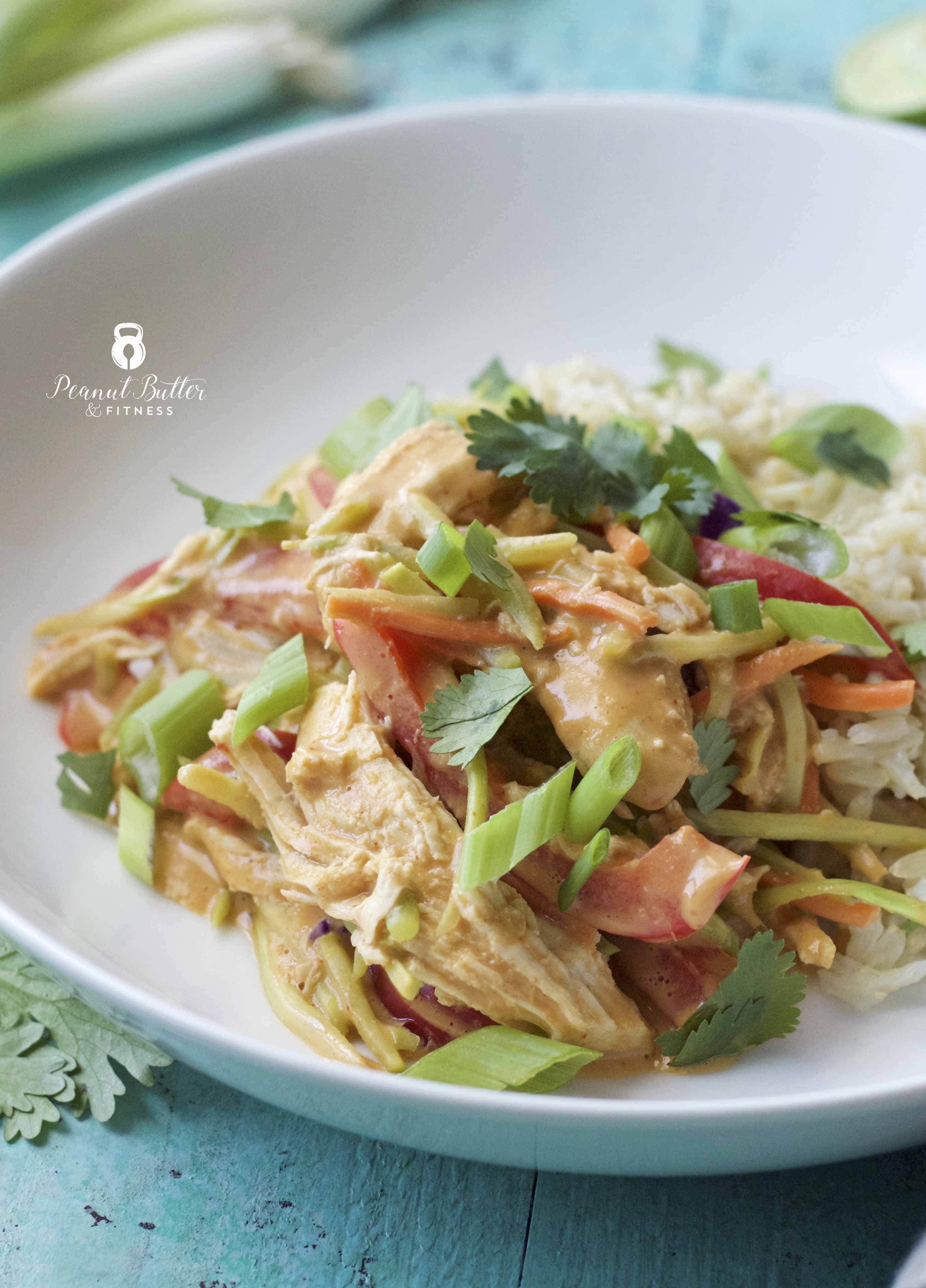 Instant Pot Thai Peanut Chicken