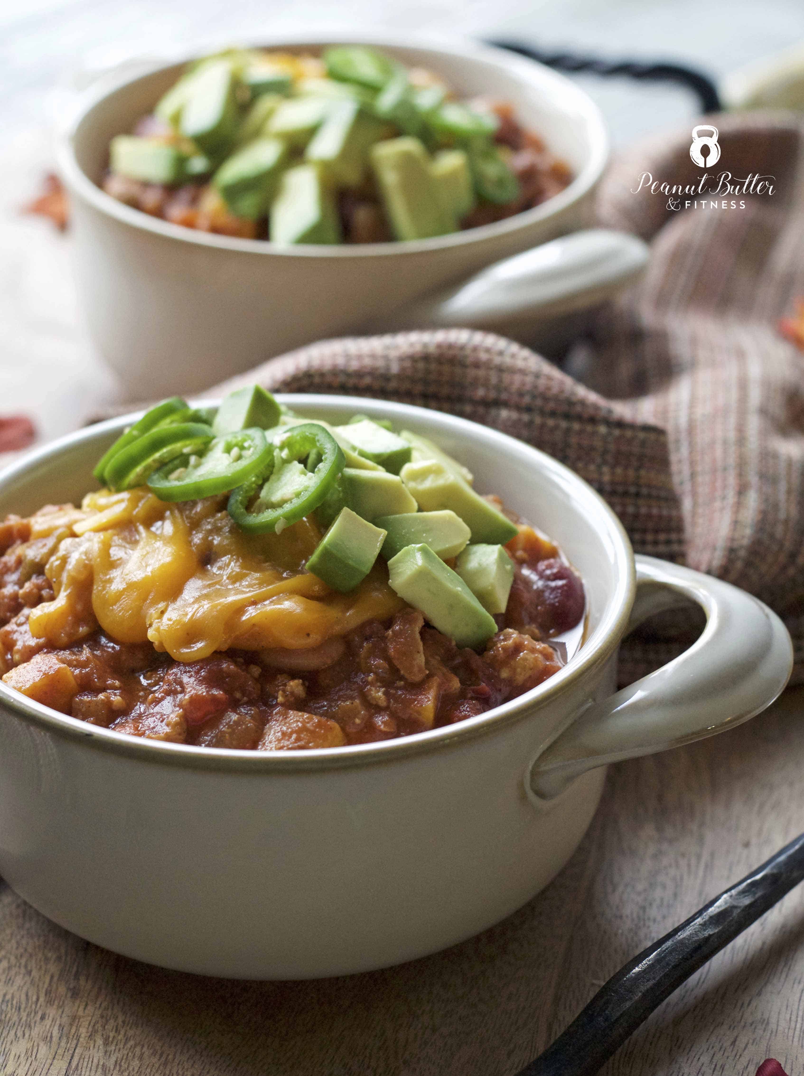 Turkey & Sausage Sweet Potato Chili