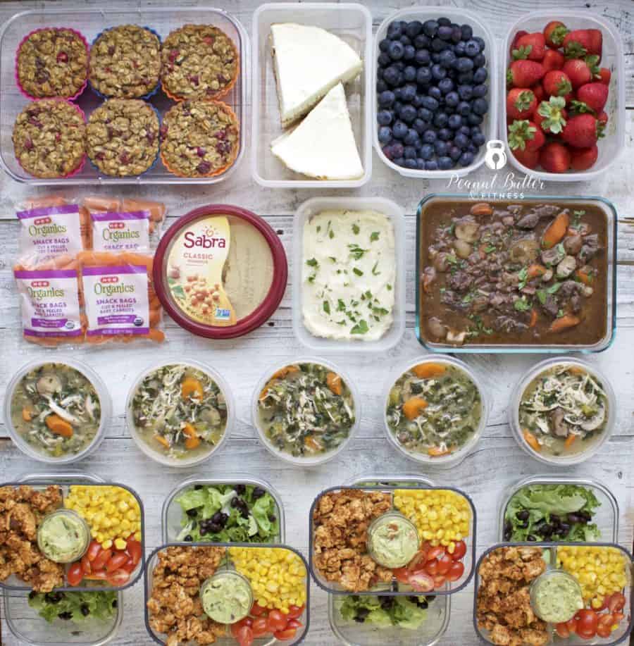 Meal Prep - Week of December 3rd, 2018 - Peanut Butter and Fitness