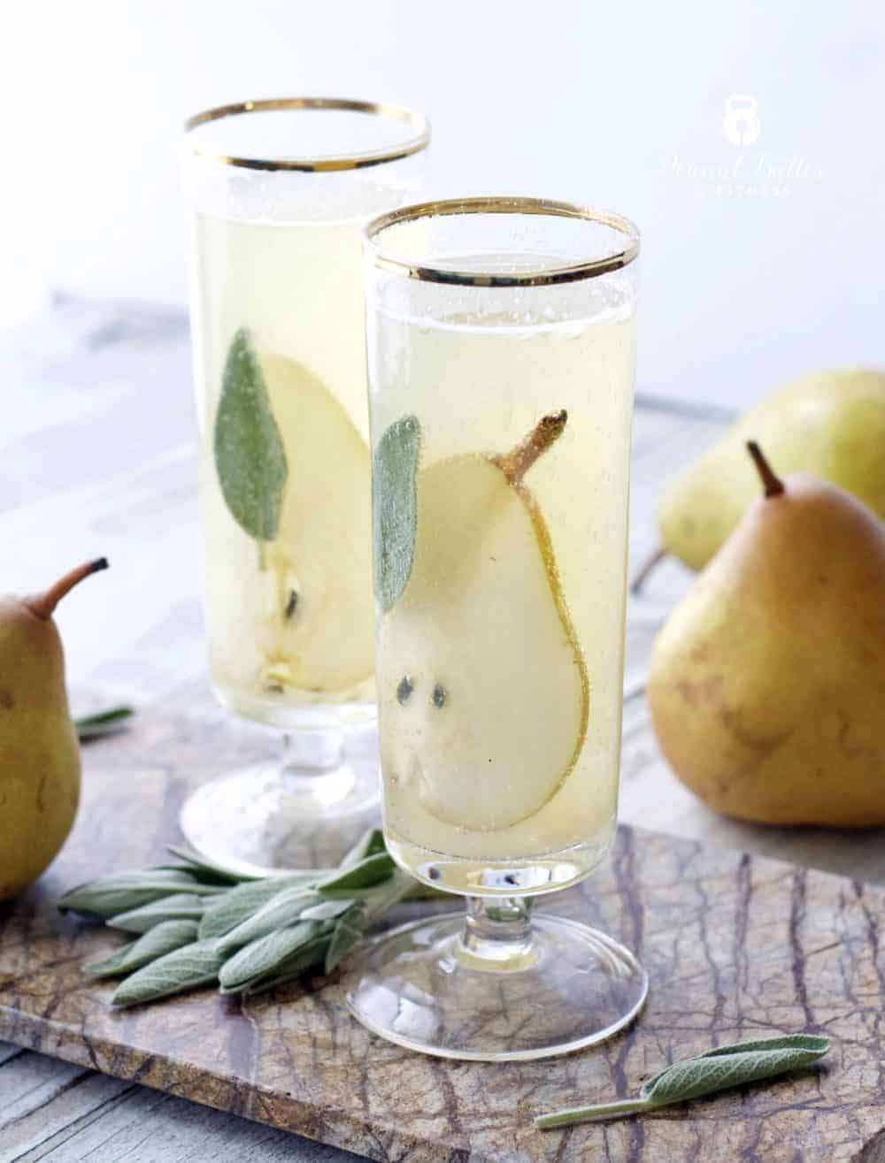 Pear + Sage Prosecco Cocktail