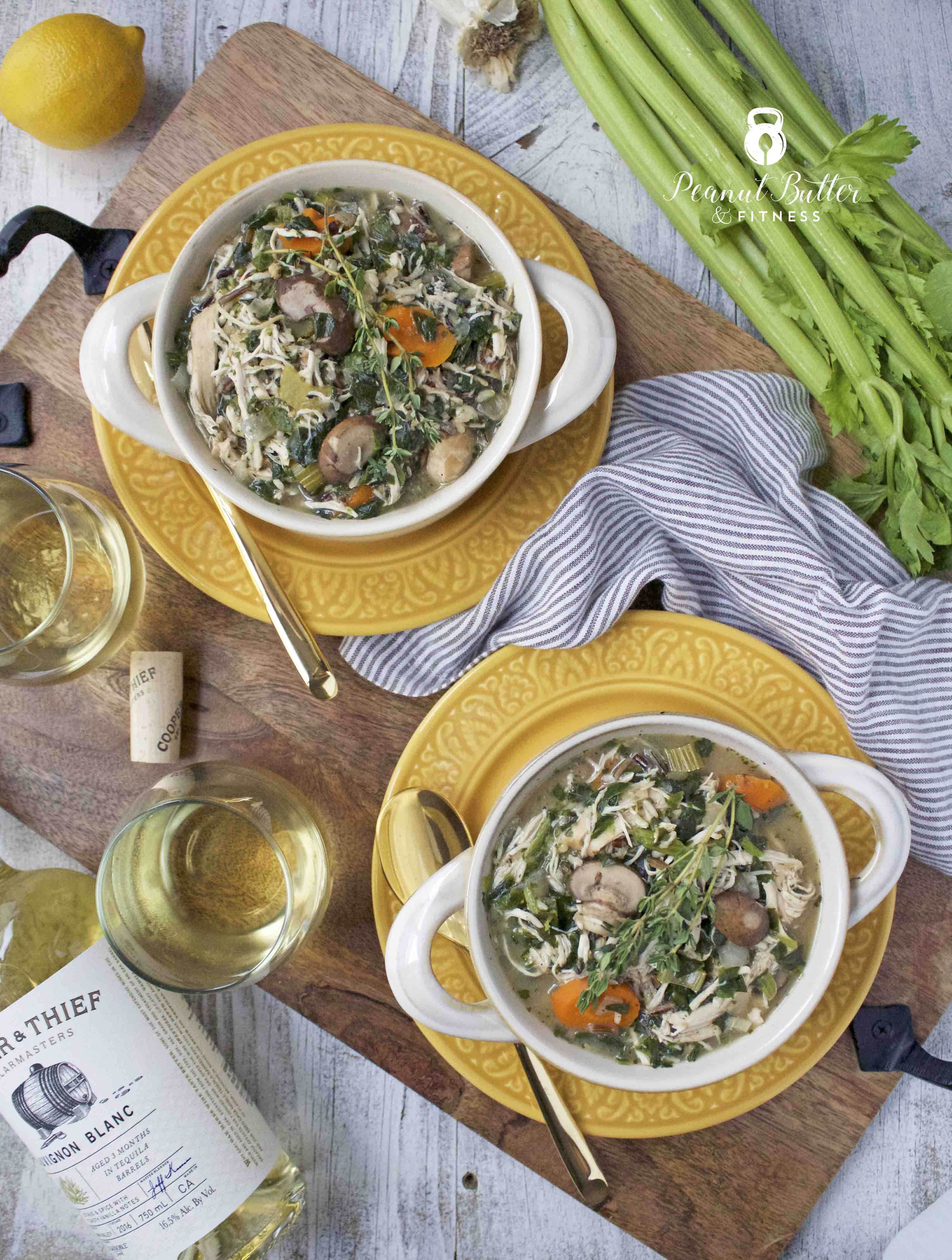 Slow Cooker Chicken and Wild Rice Soup