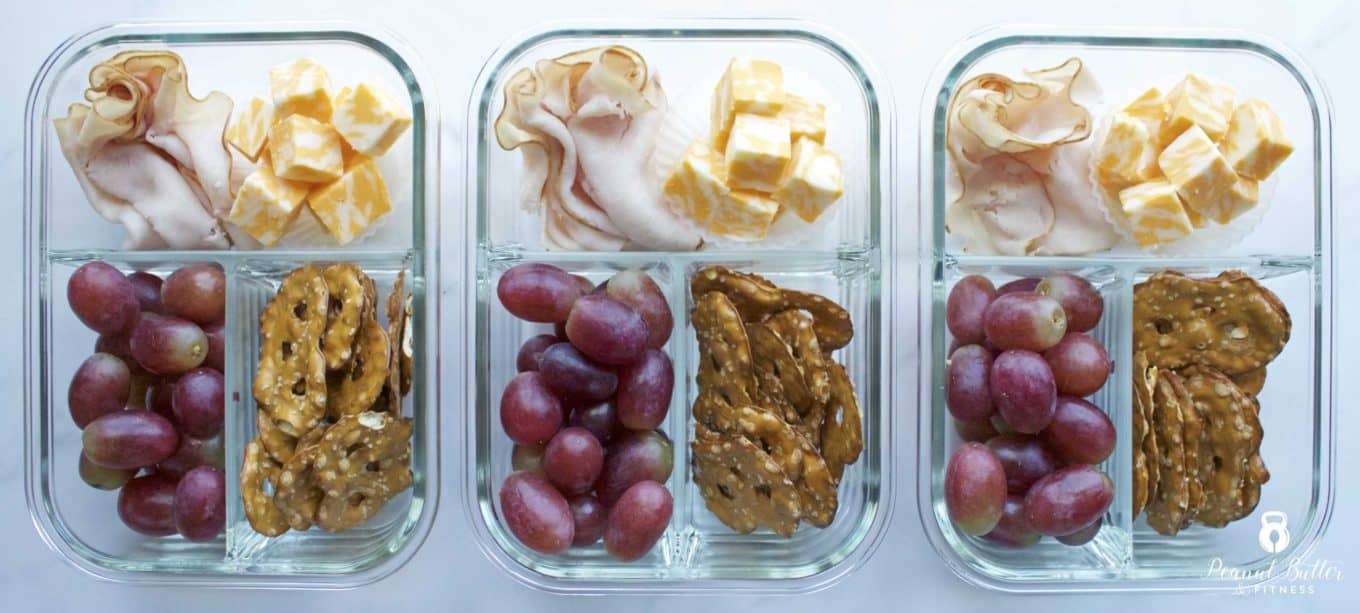 Bento Box Snack Prep Ideas Peanut Butter and Fitness