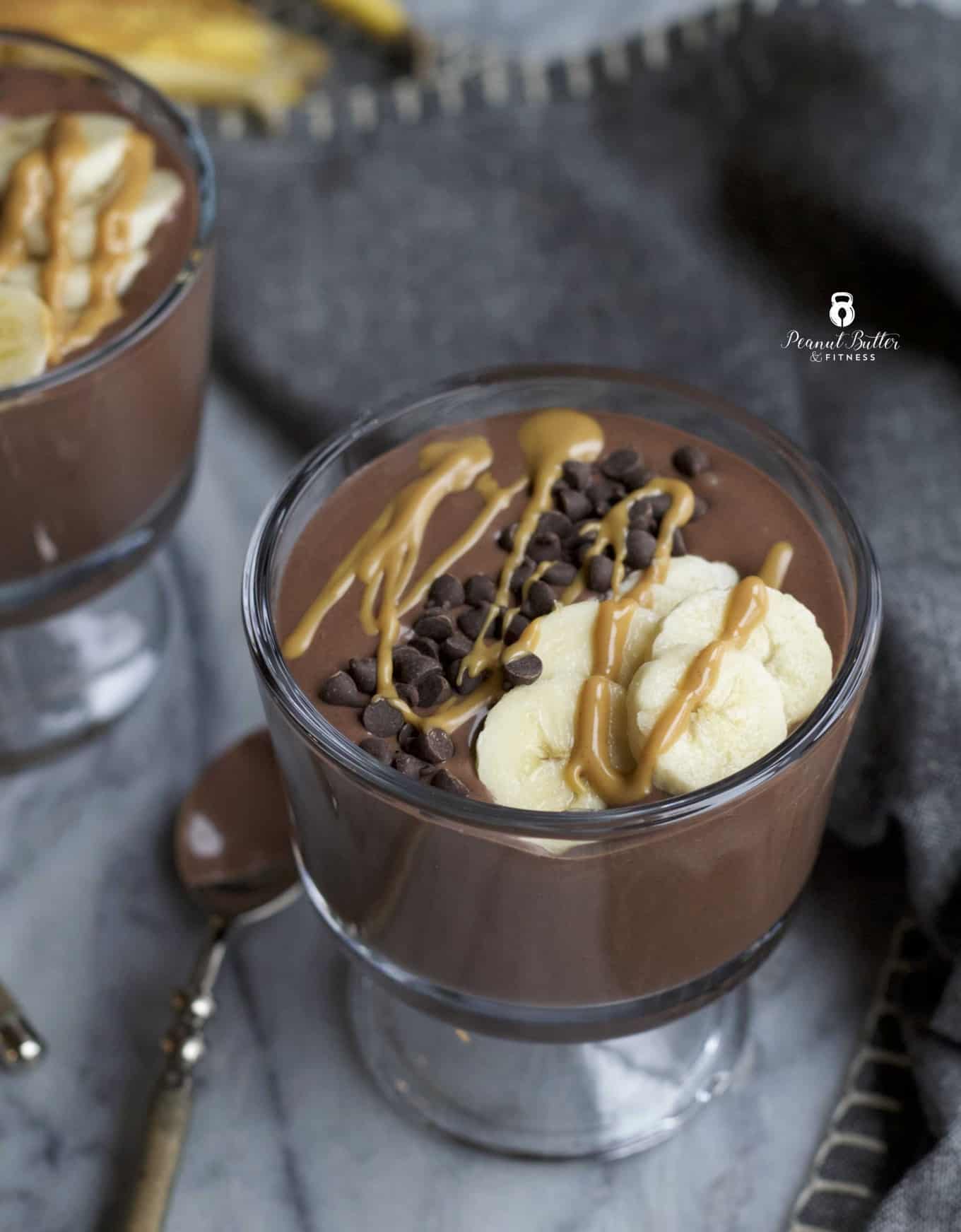 Vegan Chocolate Peanut Butter Pudding - Peanut Butter and Fitness