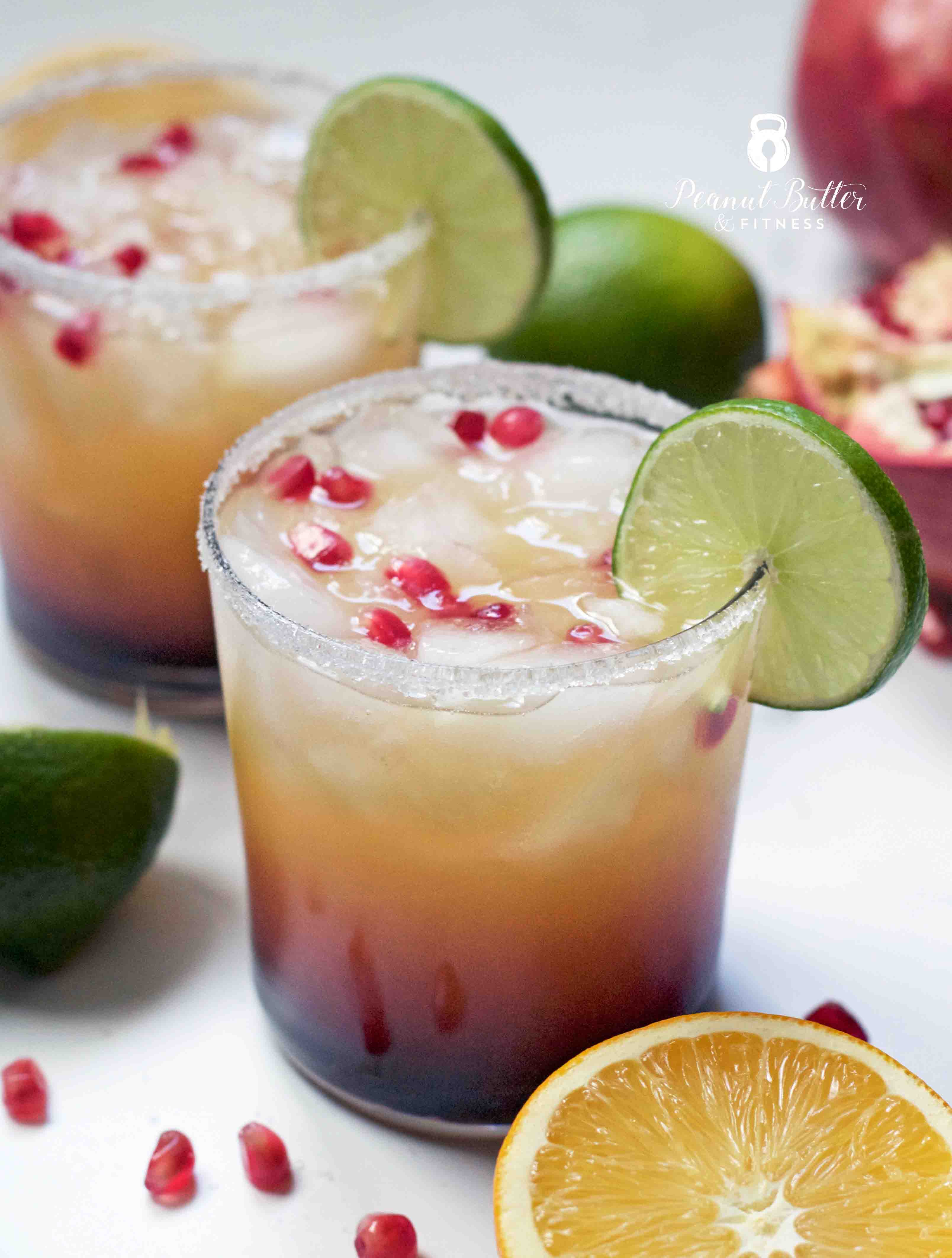 Pomegranate Sunset Margarita