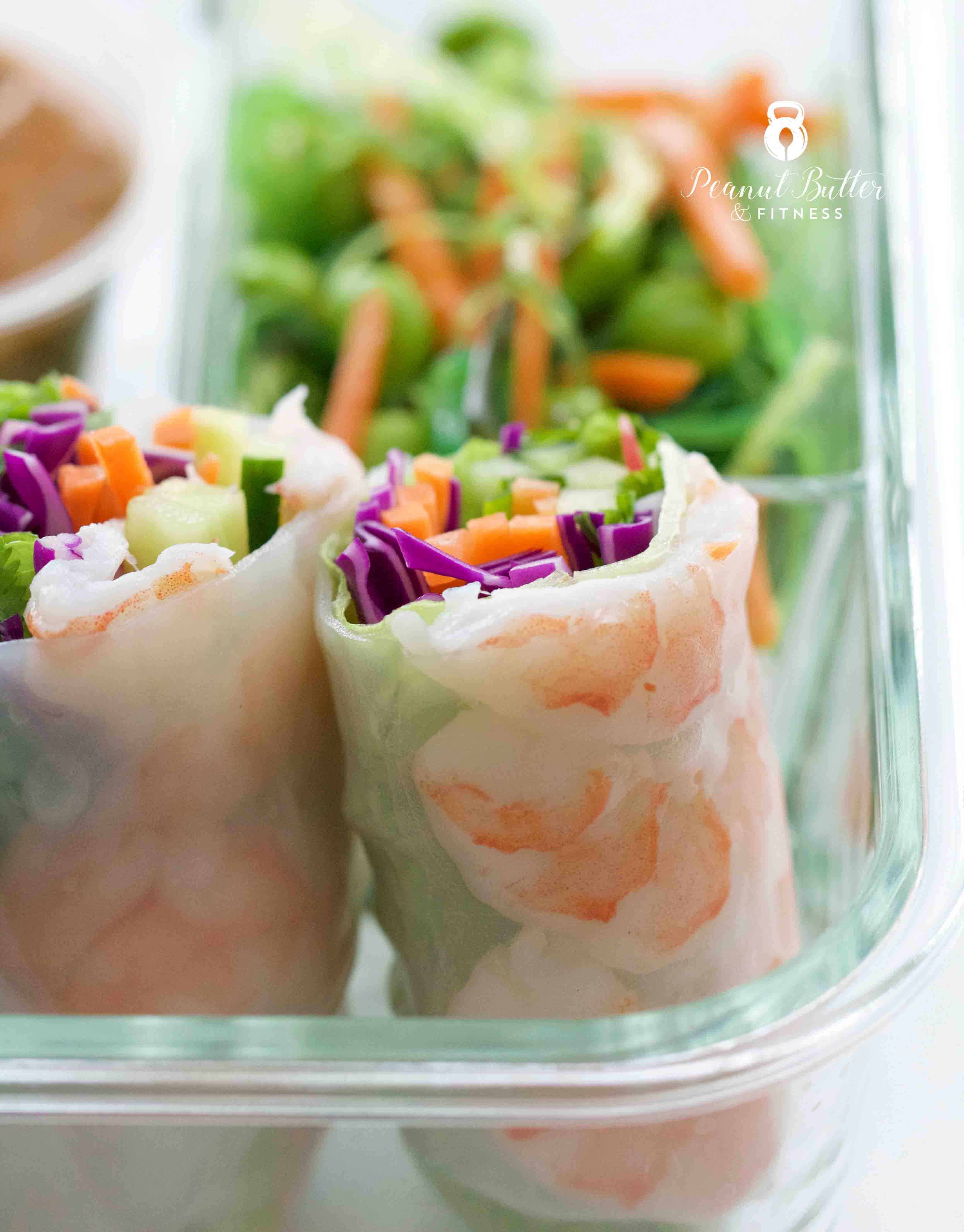 Shrimp Summer Roll Meal Prep